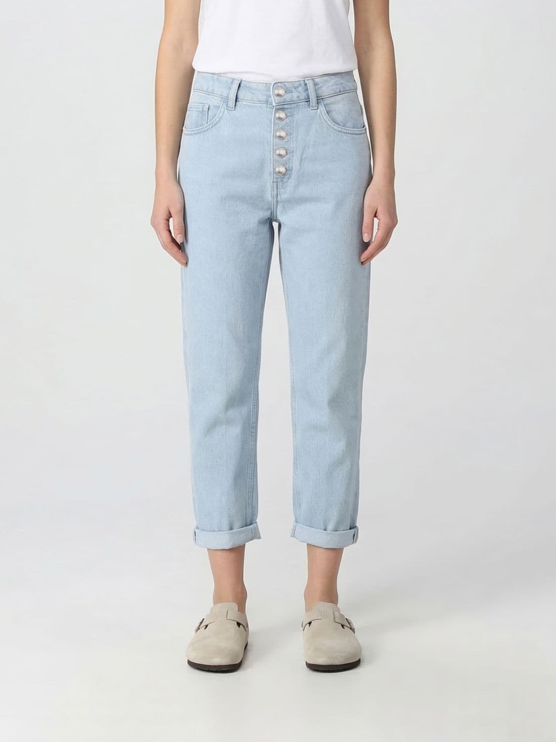 Dondup Jeans Woman color Gnawed Blue