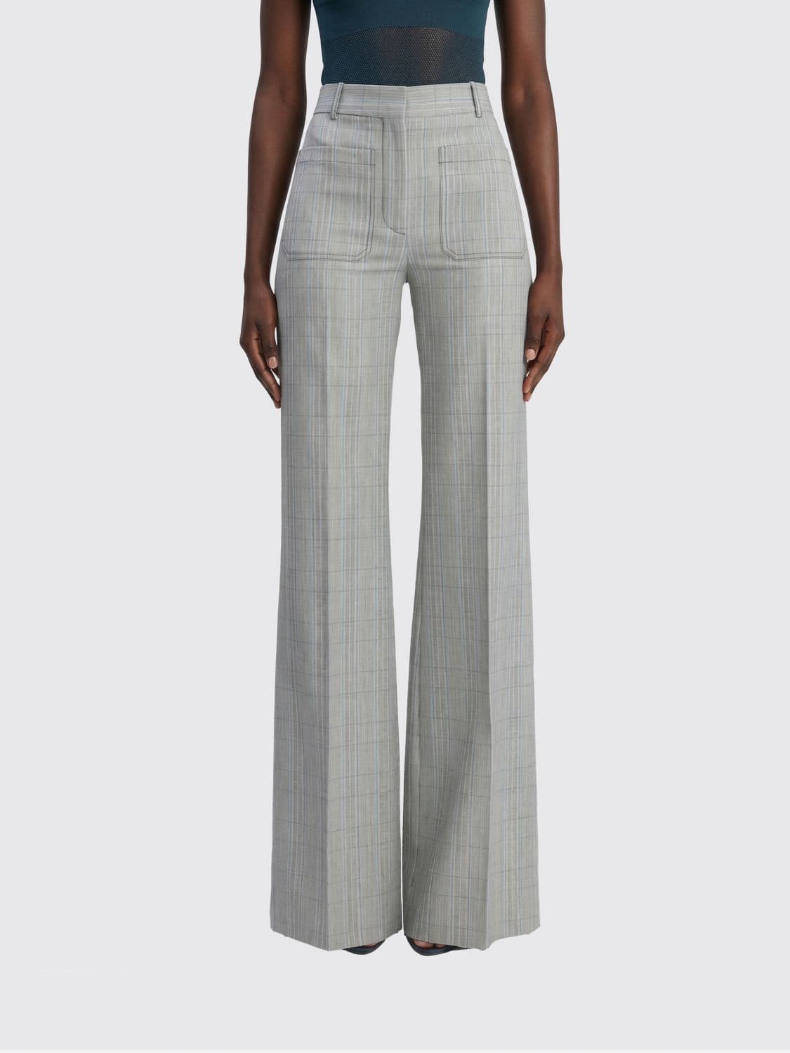 Victoria Victoria Beckham Virgin Wool Palazzo Trousers · 8