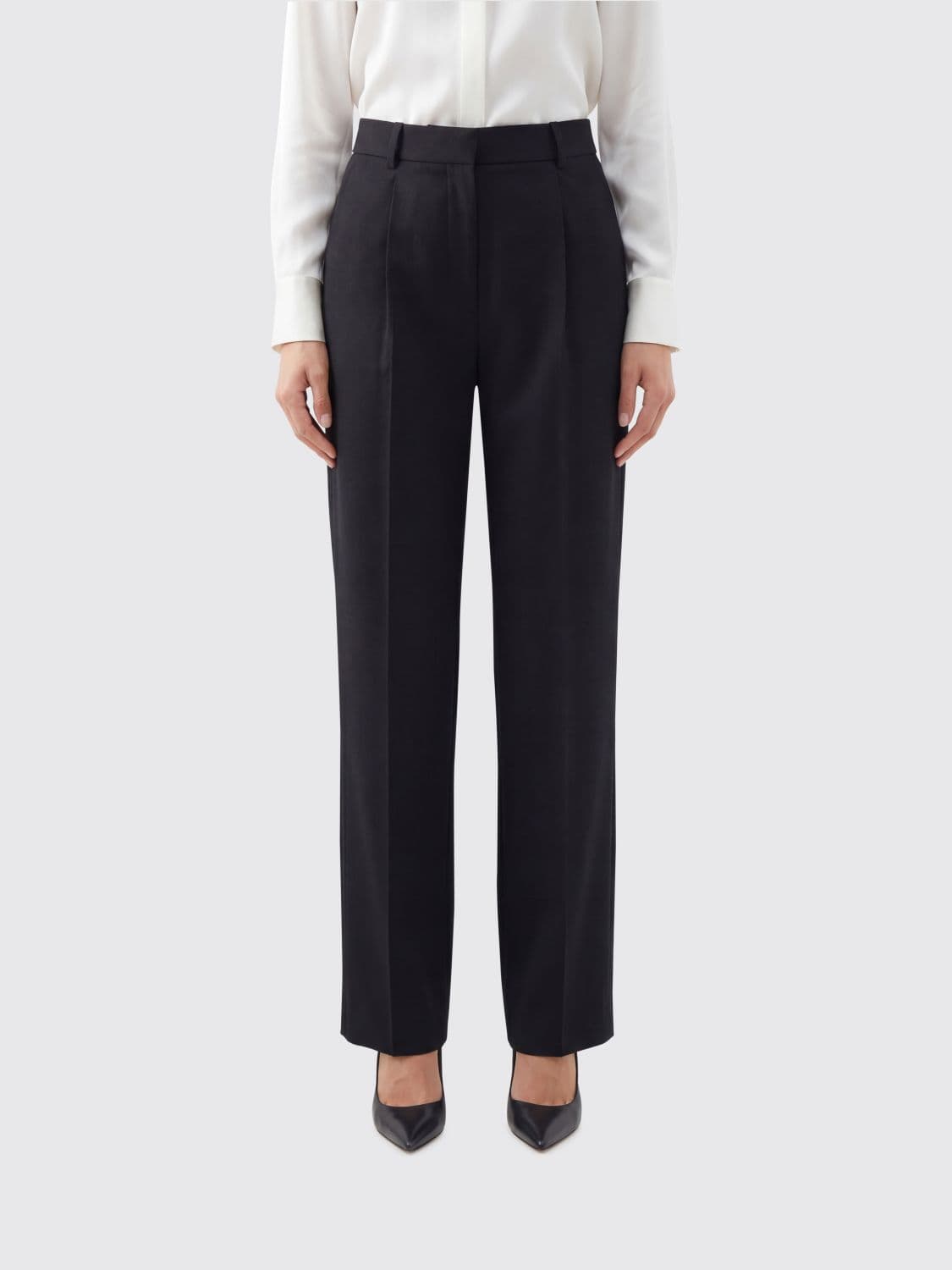 Victoria Victoria Beckham Virgin Wool Blend Tailored Trousers · 6