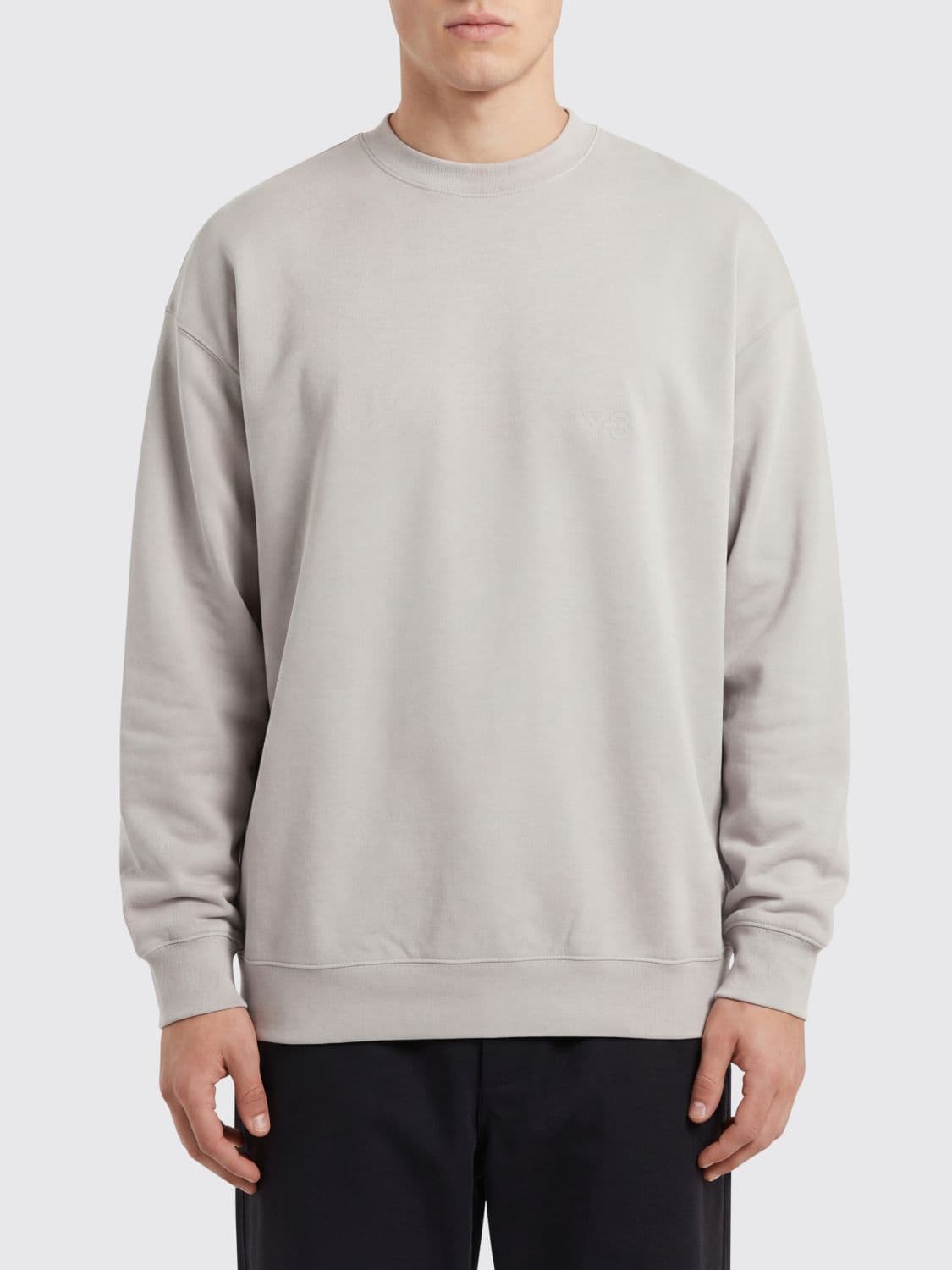 Y-3 Cotton Crew Neck Sweatshirt
