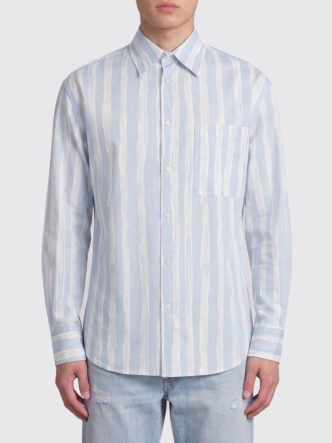 Jacquemus Cotton Shirt with Graphic Print