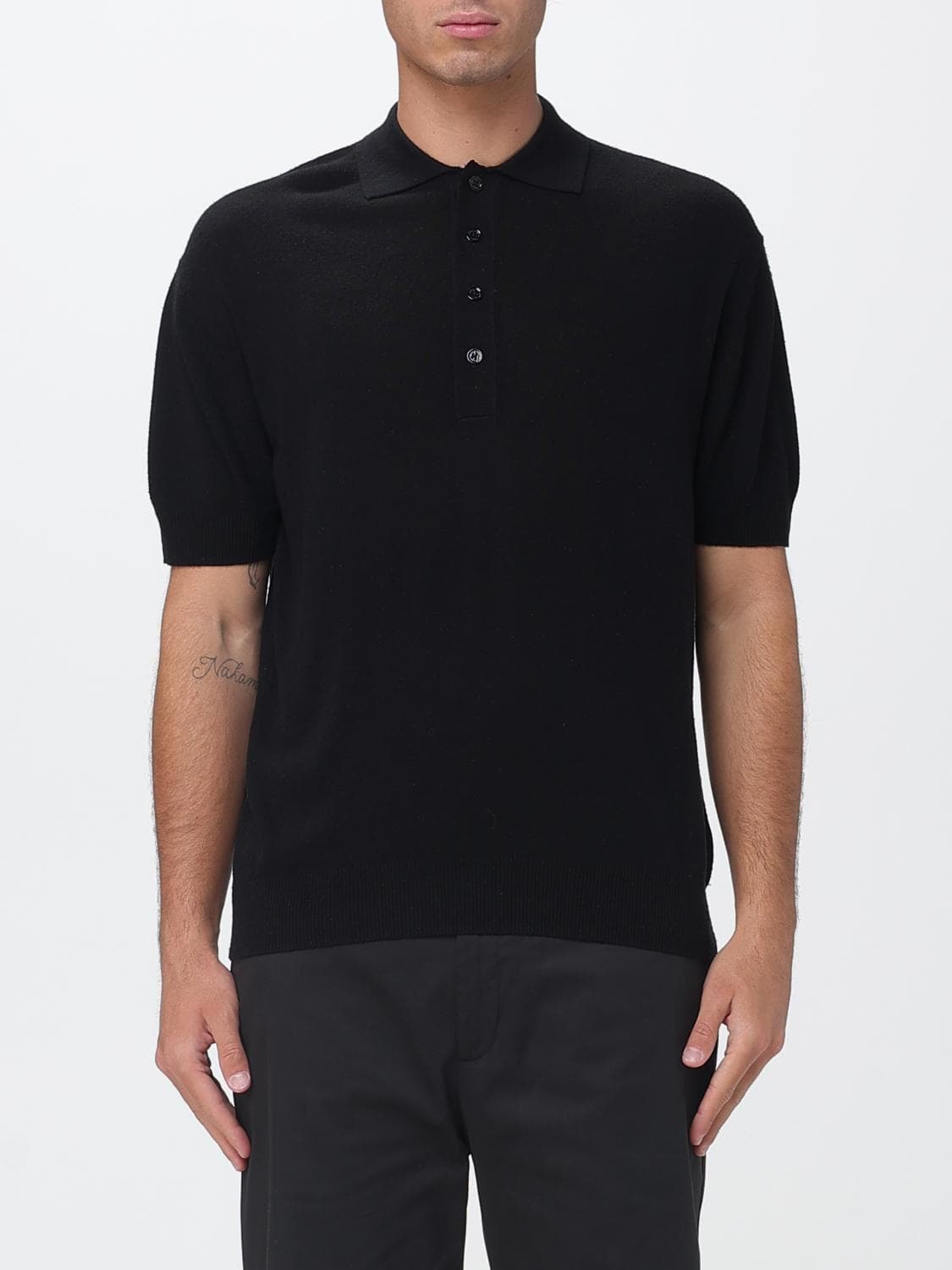 Paolo Pecora Silk Knit Polo Shirt
