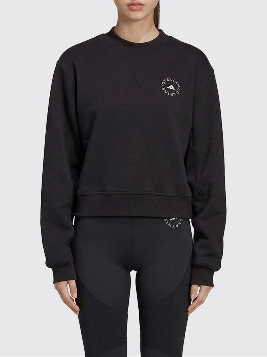 Adidas By Stella Mccartney Organic Cotton Sweatshirt