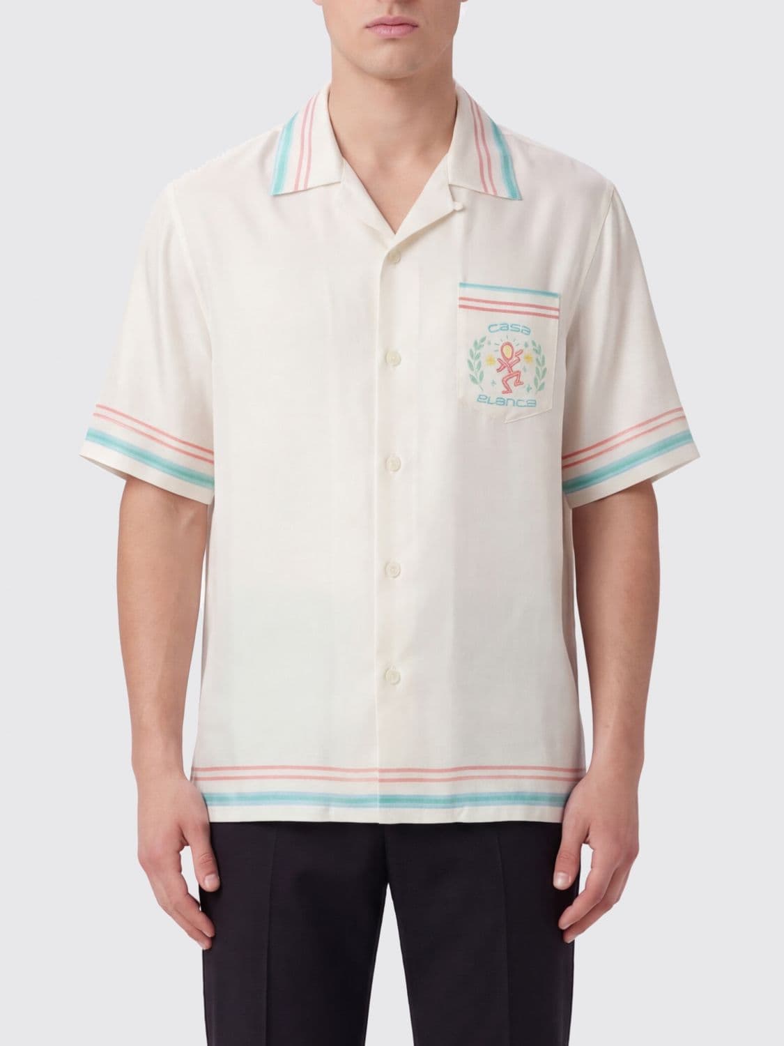 Casablanca The Essential Experience Printed Silk Shirt