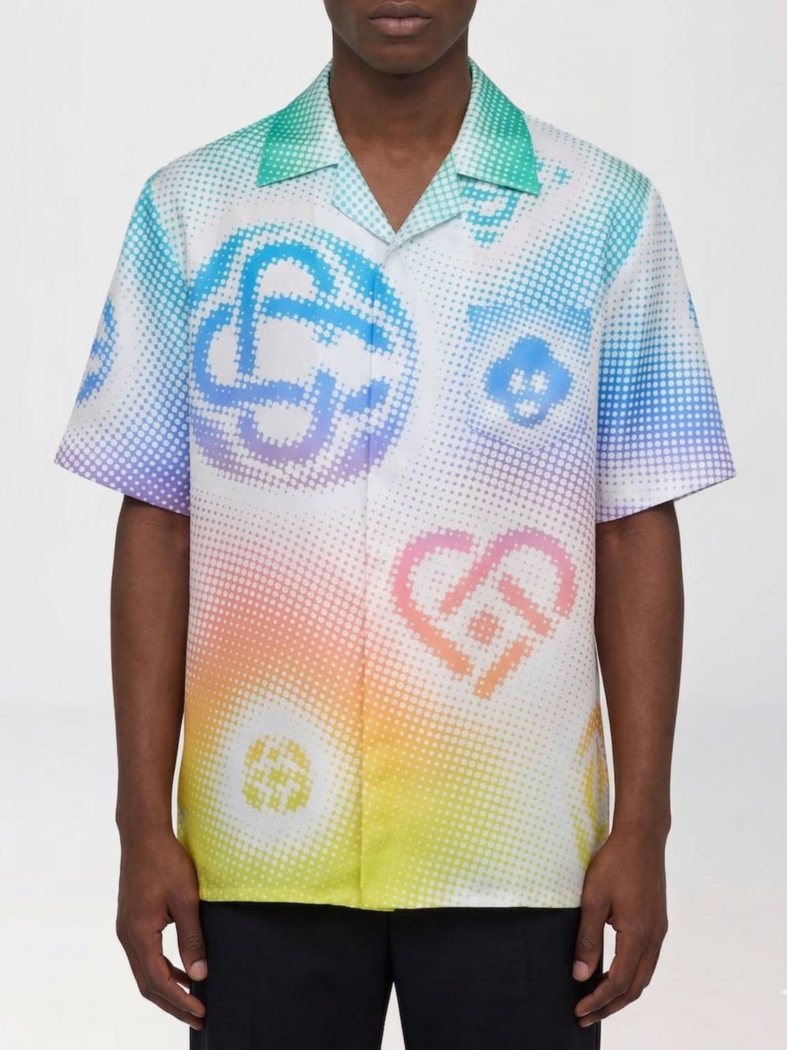 Casablanca The Essential Experience Printed Silk Shirt