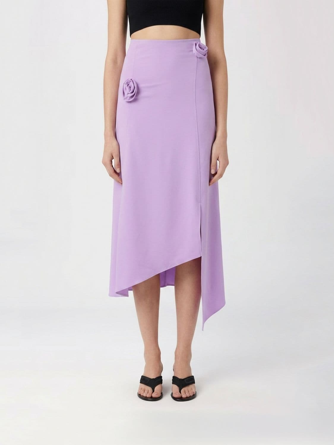 Coperni Asymmetric Stretch Jersey Skirt