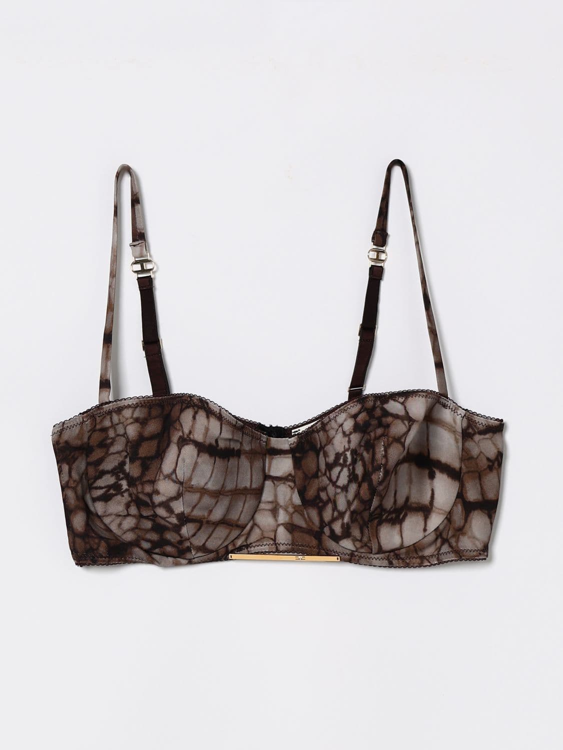 Elisabetta Franchi Printed Viscose Bra
