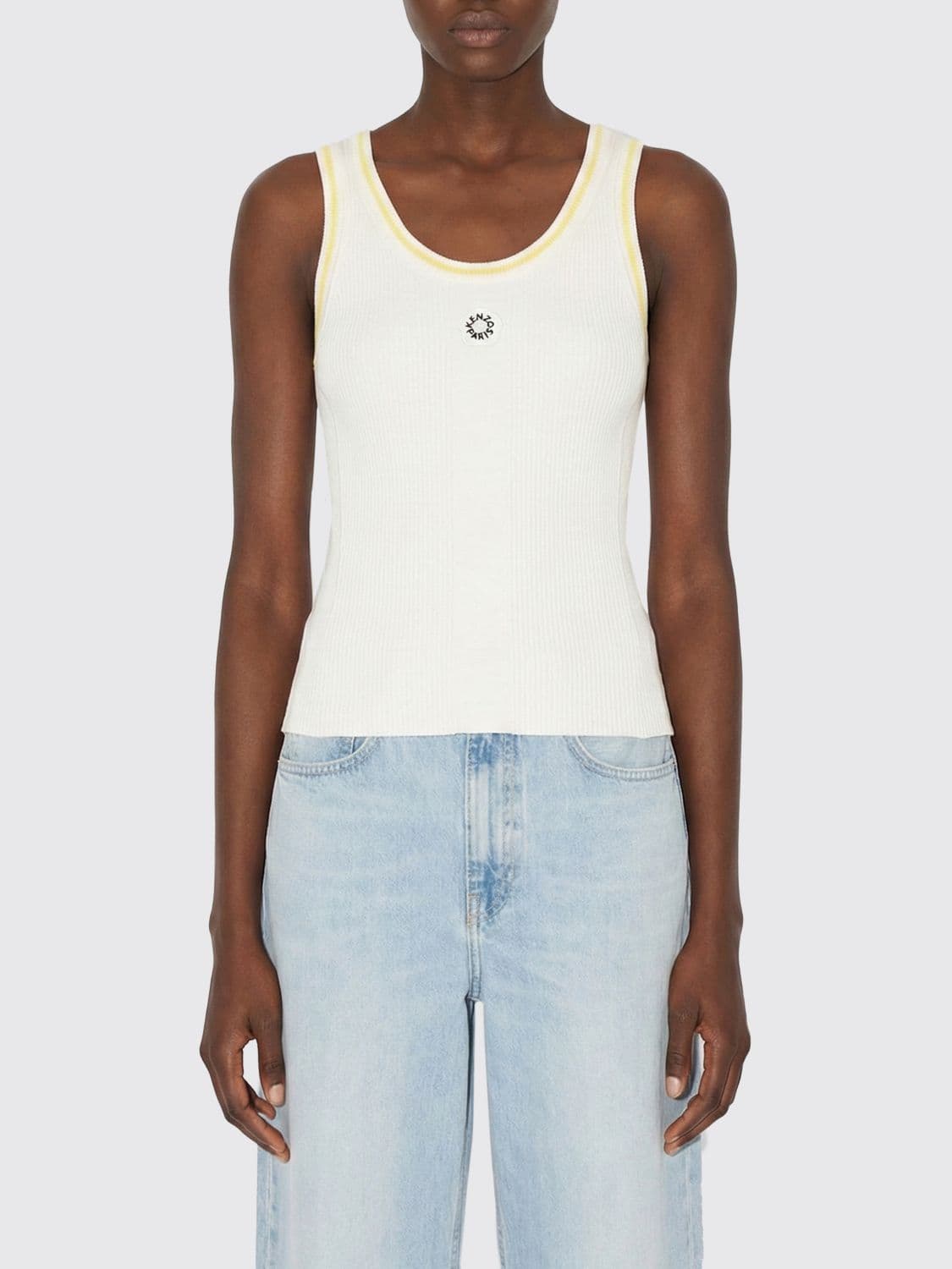 Kenzo Basic Cotton Tank Top