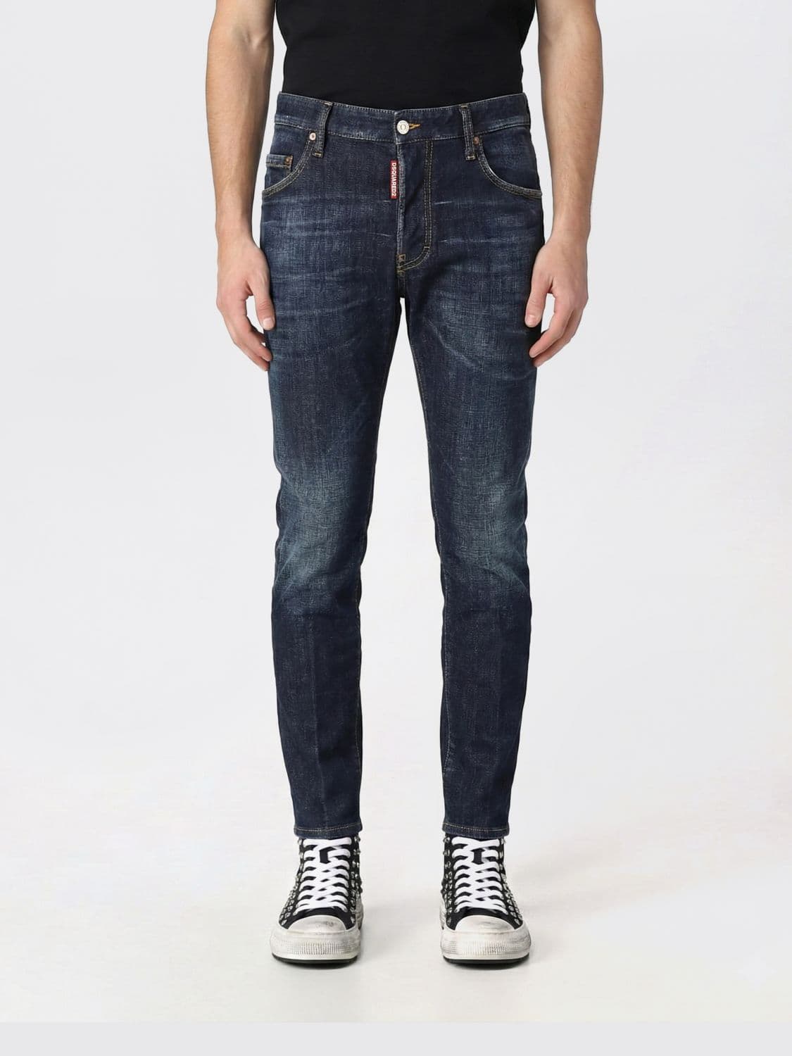 Dsquared2 Skater Skinny Fit Stretch Denim Jeans
