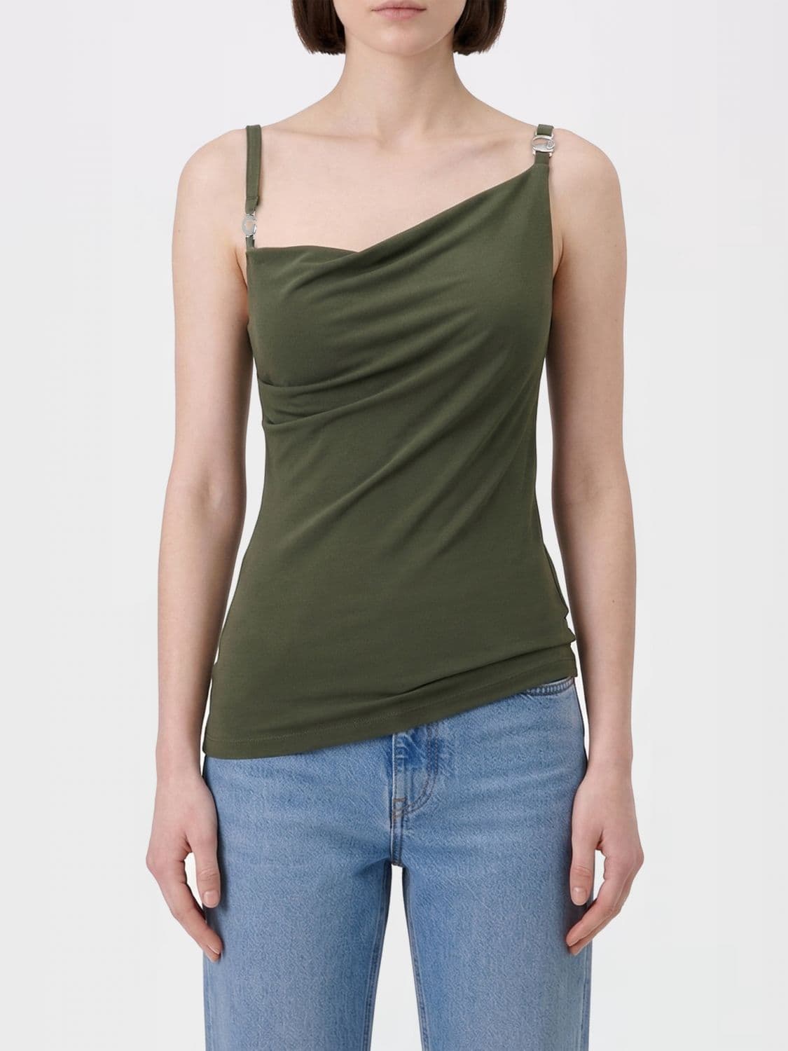 Coperni Asymmetric Polyester Top