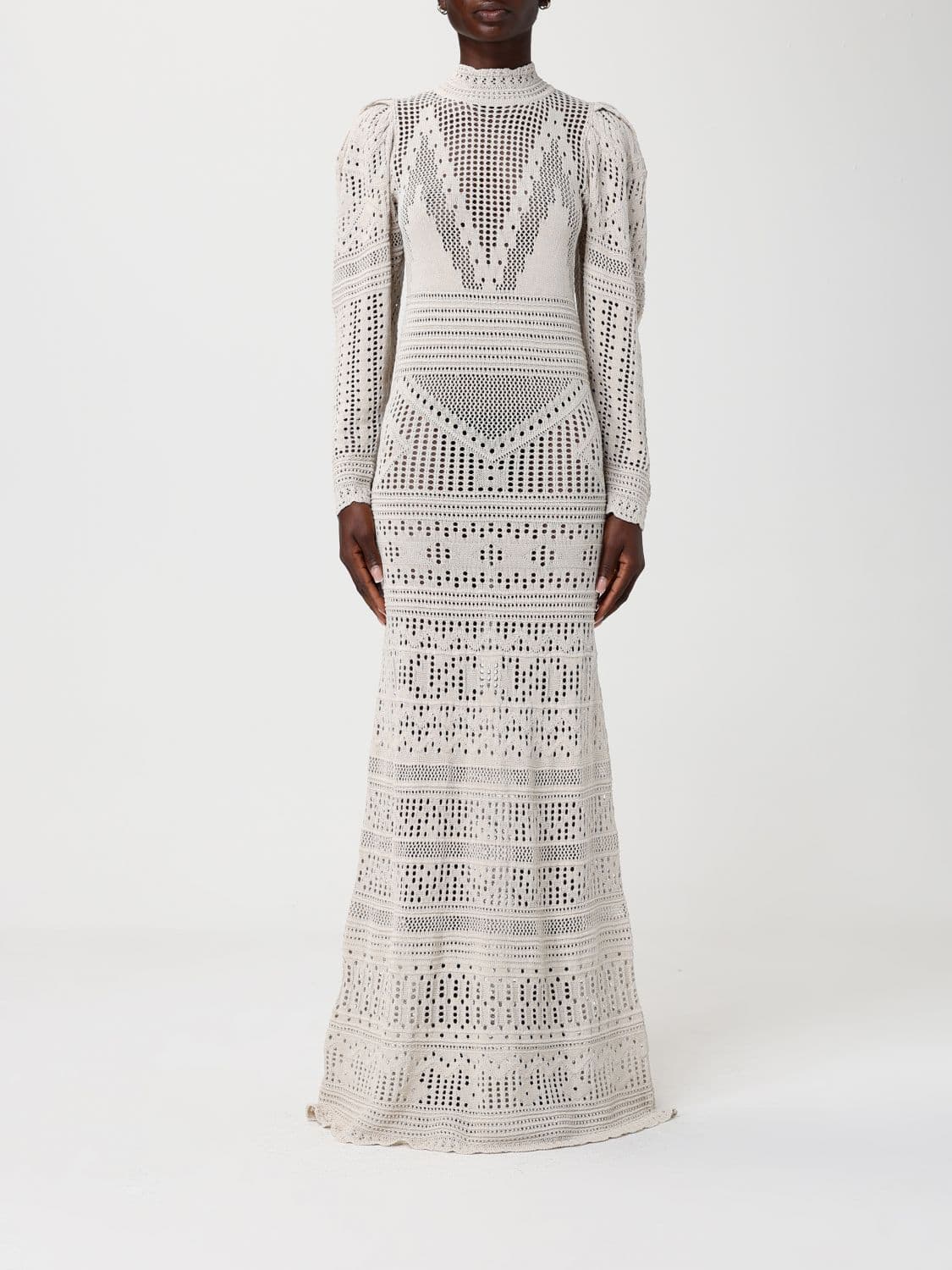 Isabel Marant Dione Long Cotton Dress