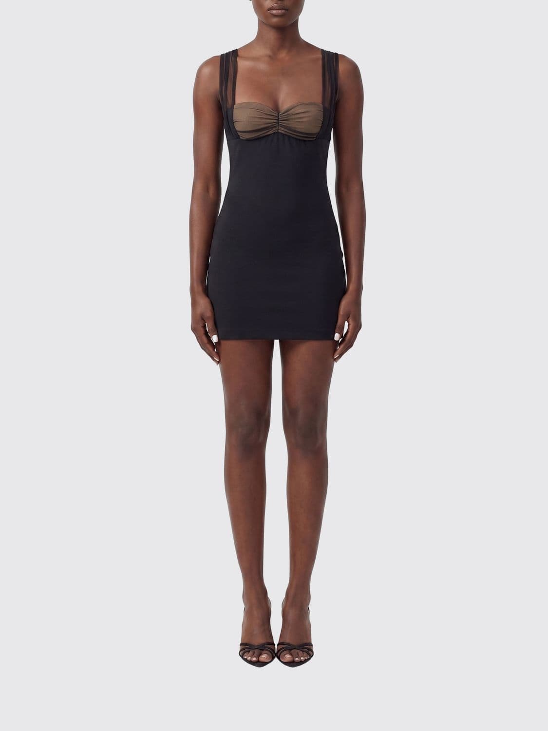 Nensi Dojaka Mini Stretch Viscose Dress