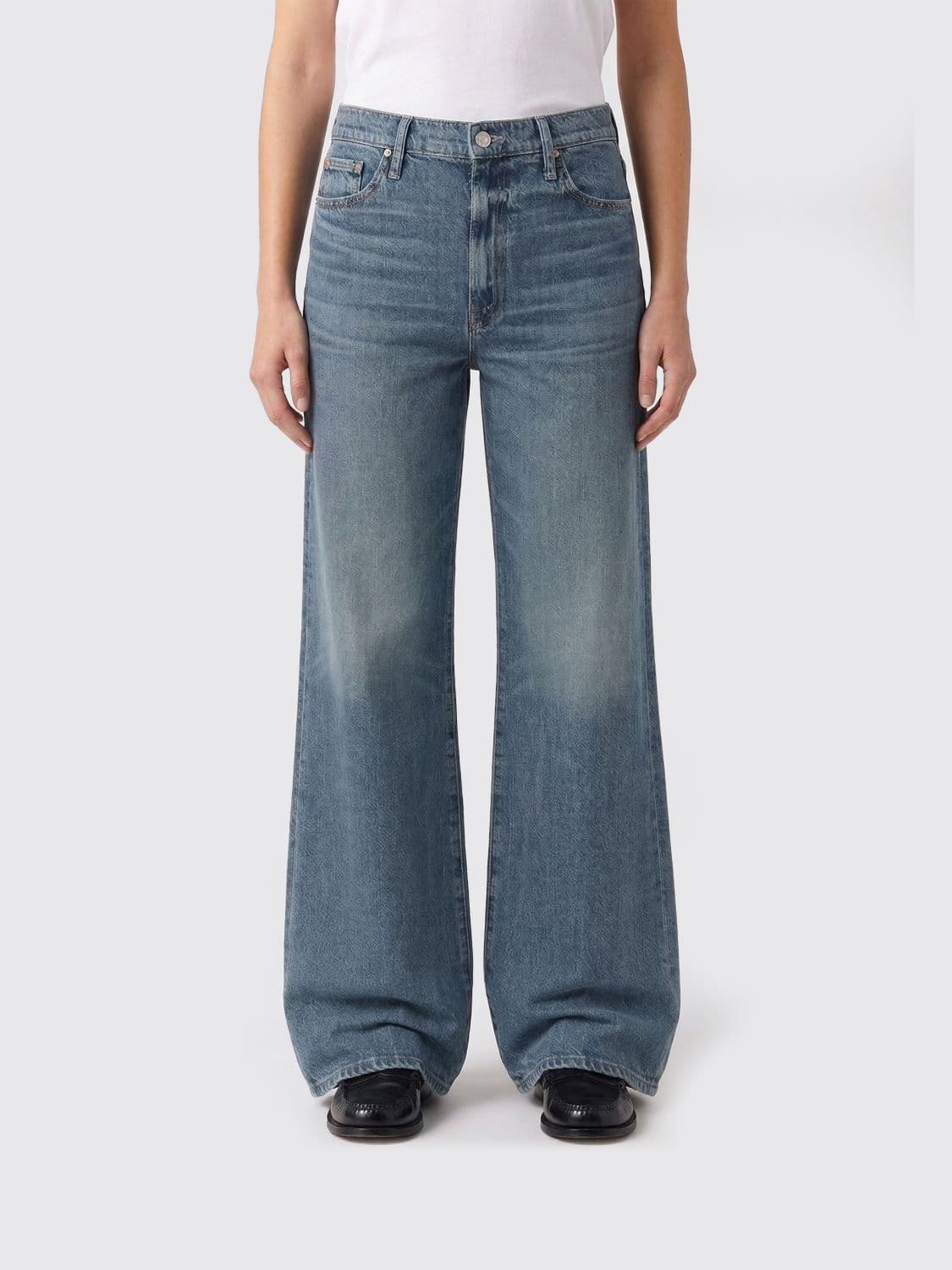 Mother The Dodger Cotton Denim Jeans