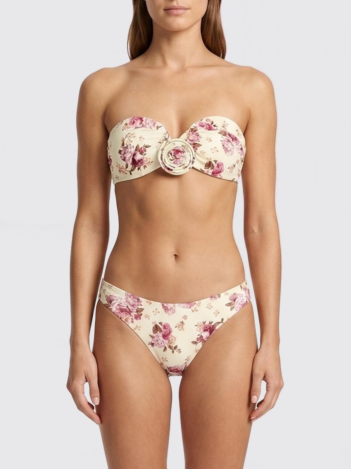 Magda Butrym Heart Shaped Bikini Top with Flower · 38