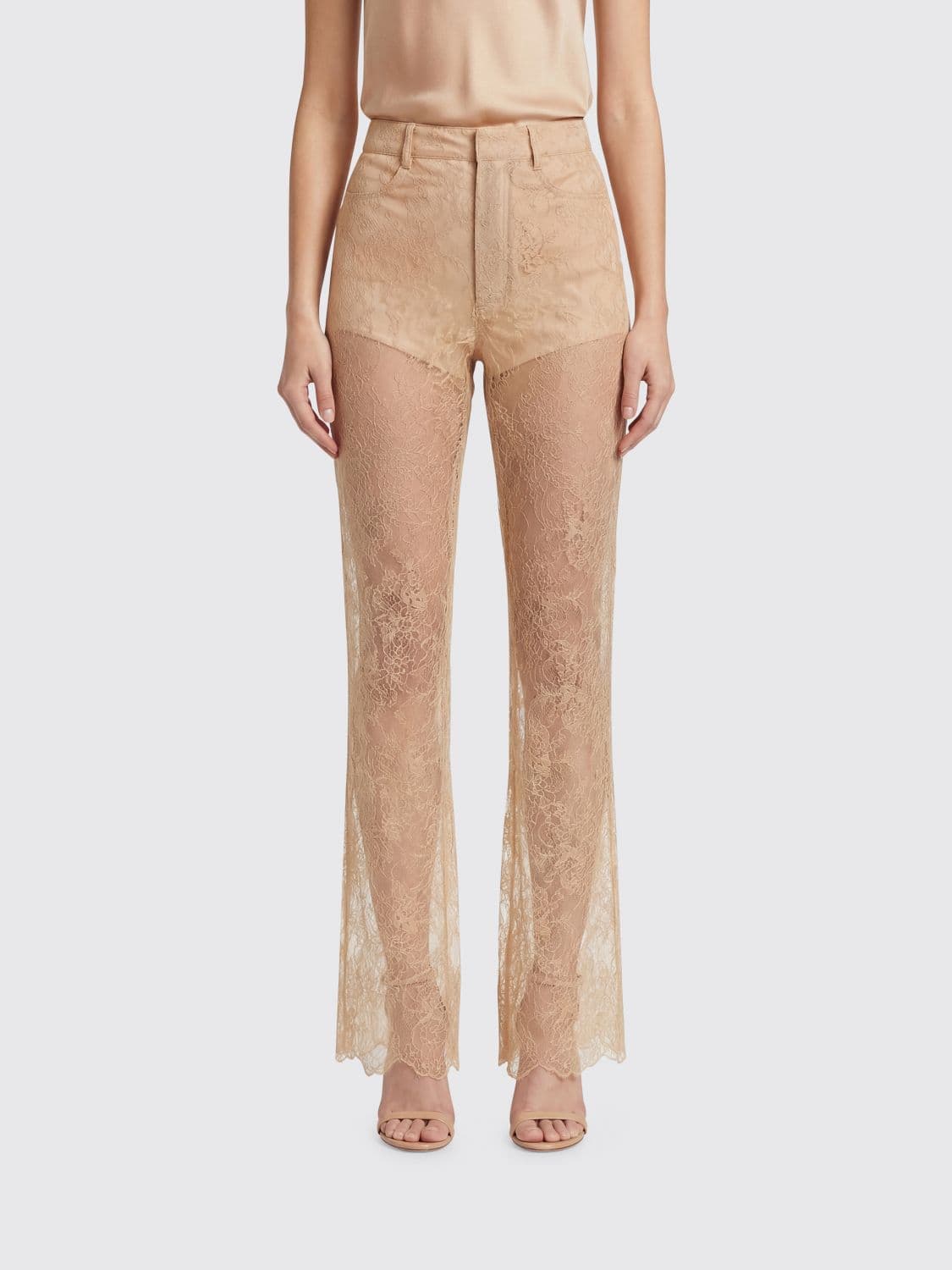 Giuseppe Di Morabito Lace Slim Fit Trousers