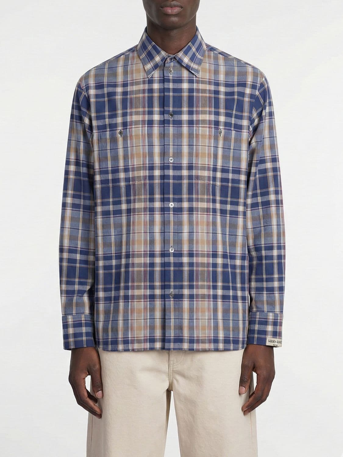 Golden Goose Check Cotton Casual Shirt
