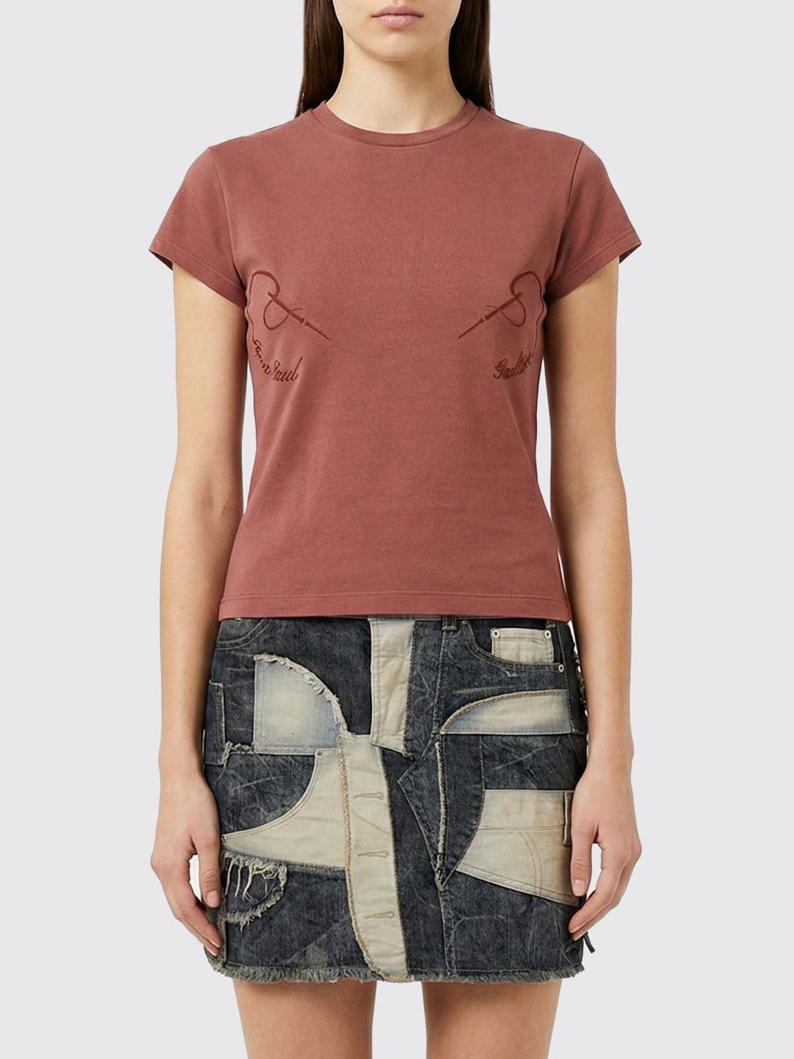 Jean Paul Gaultier Organic Cotton Printed T-shirts