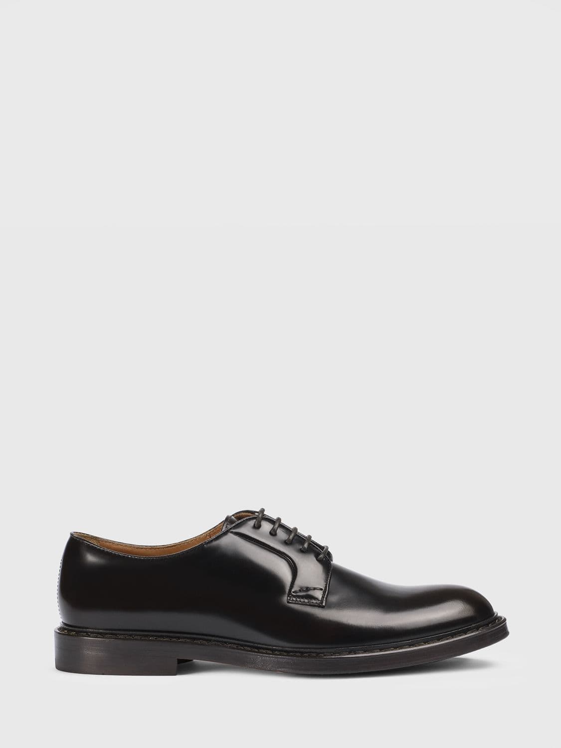 Doucal's Brushed Leather Derby Shoes