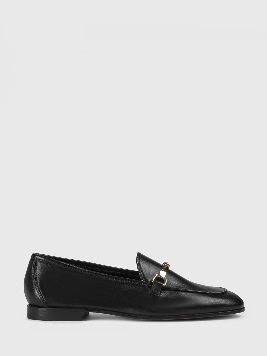 Doucal's Leather Loafers with Bit