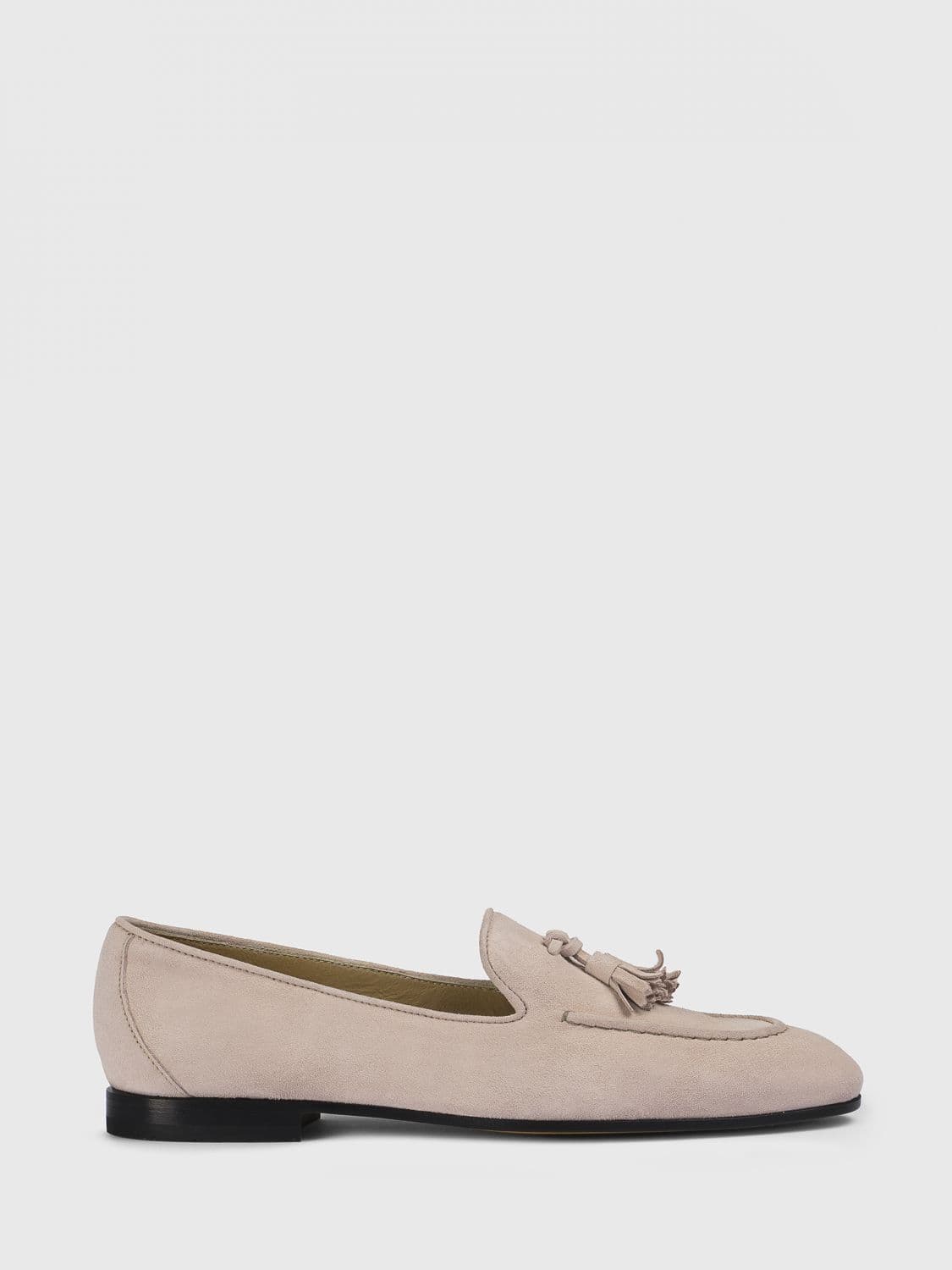Doucal's Suede Loafers with Tassels