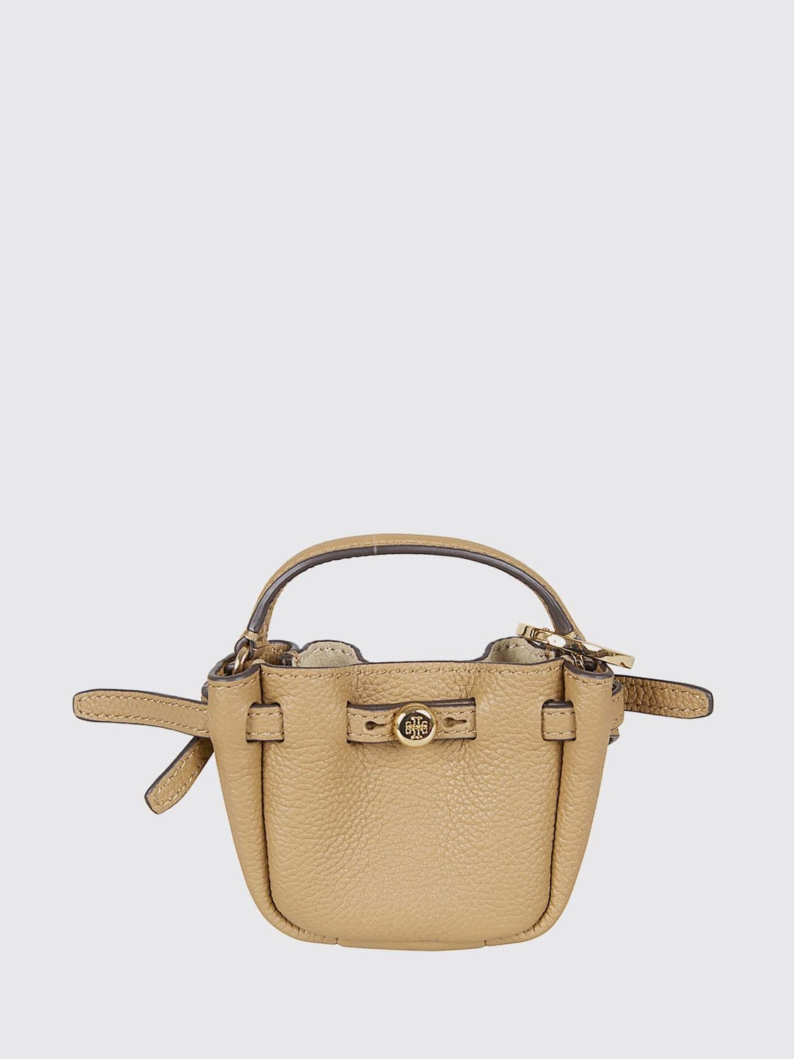 Tory Burch Romy Grained Leather Bag Charm · OS