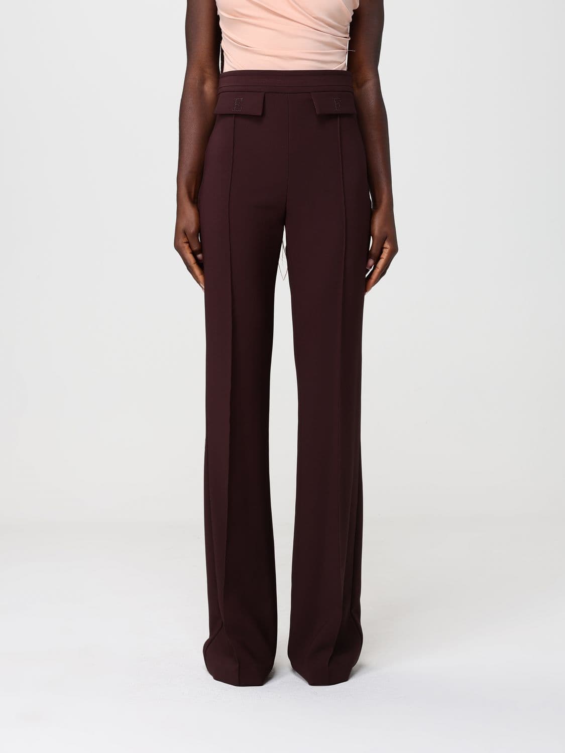Elisabetta Franchi Crêpe Straight Trousers · 40