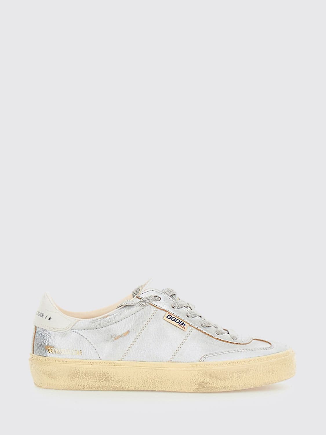 Golden Goose Used Effect Laminated Leather Soul Star Sneakers