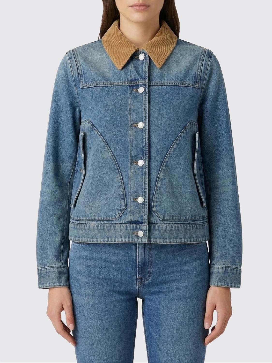 Mcqueen Cotton Denim Jacket