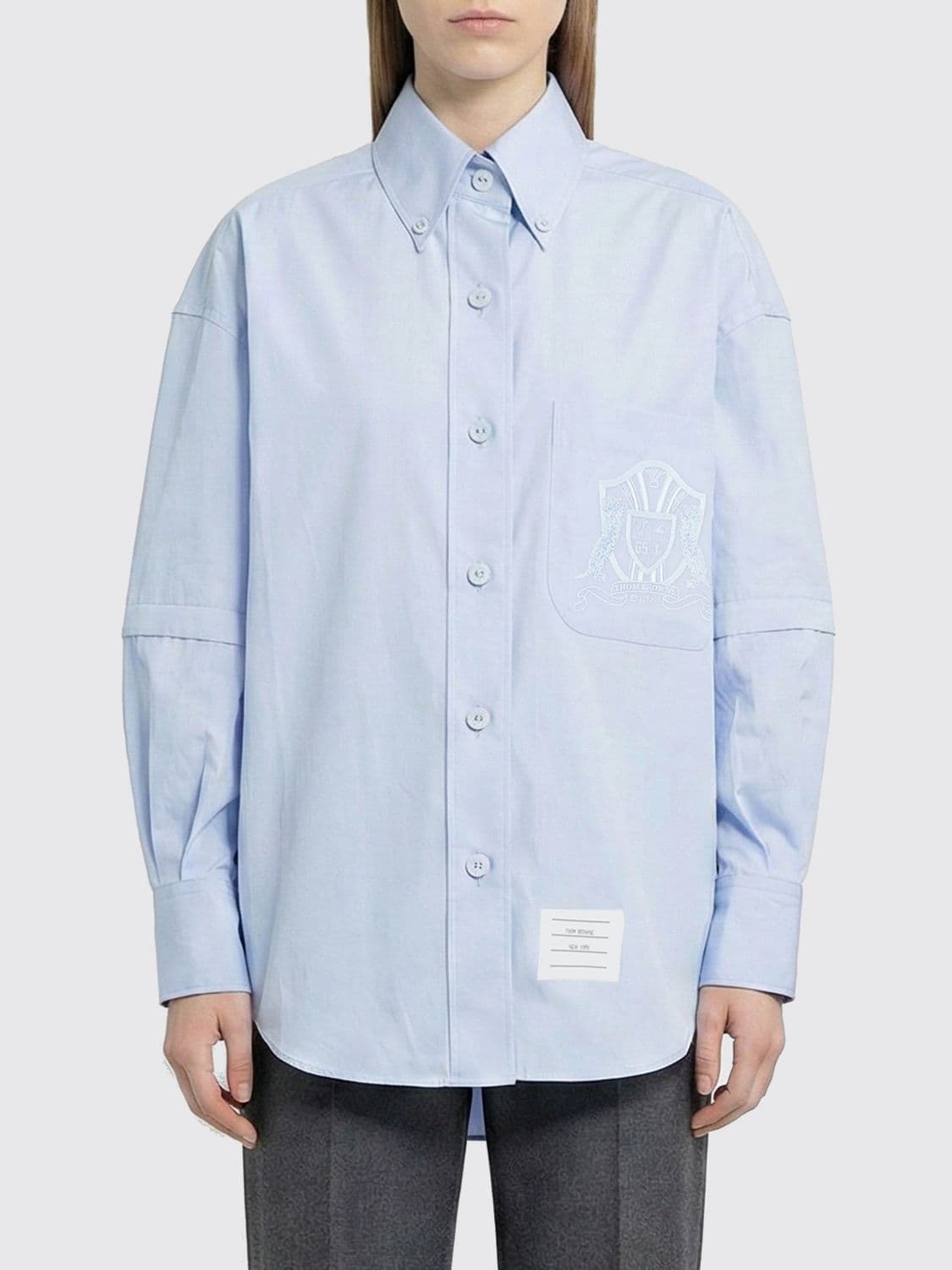 Thom Browne Cotton Shirt with Logo · 38