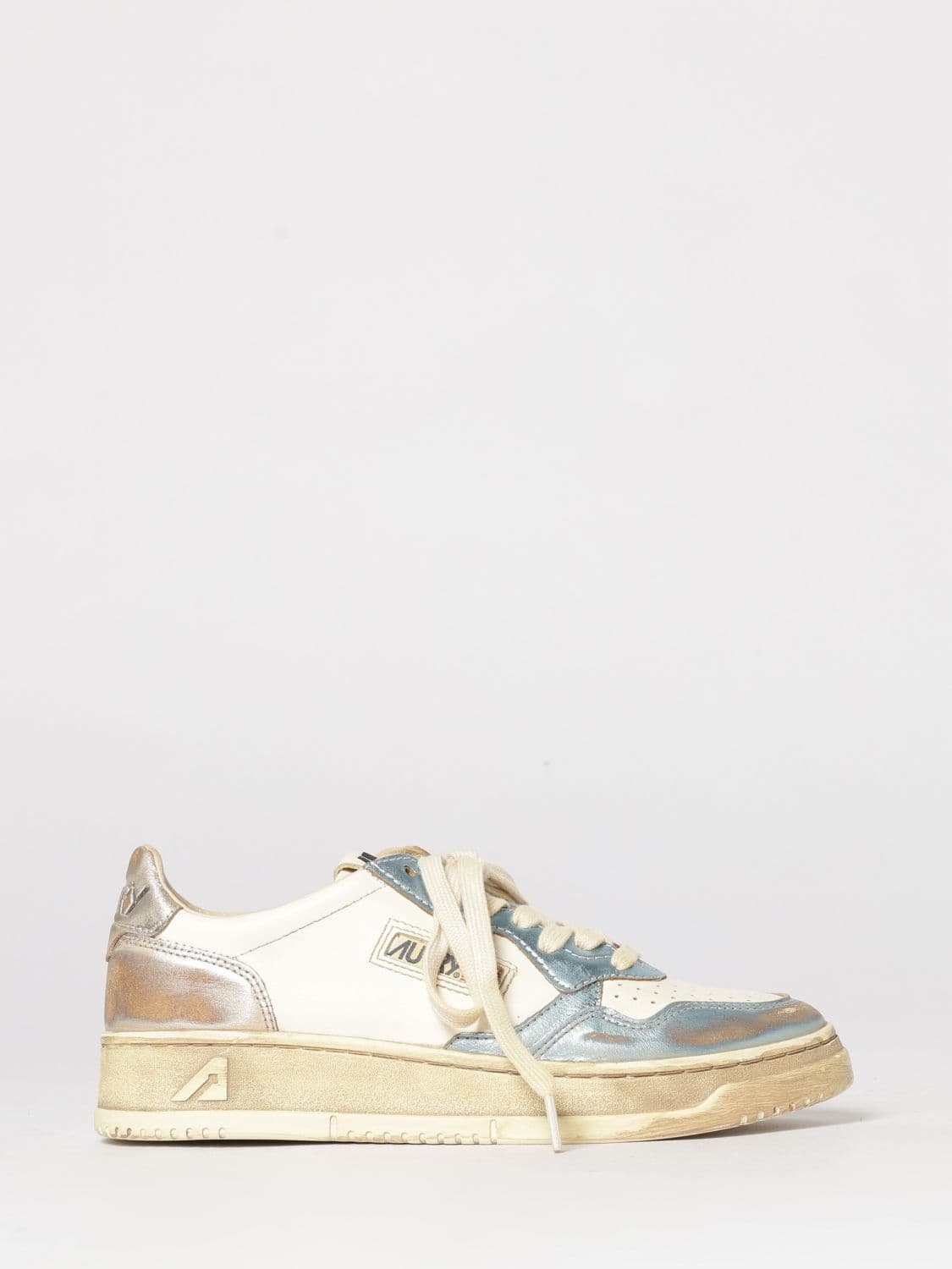 Autry Medalist Low Super Vintage Used Leather Sneakers
