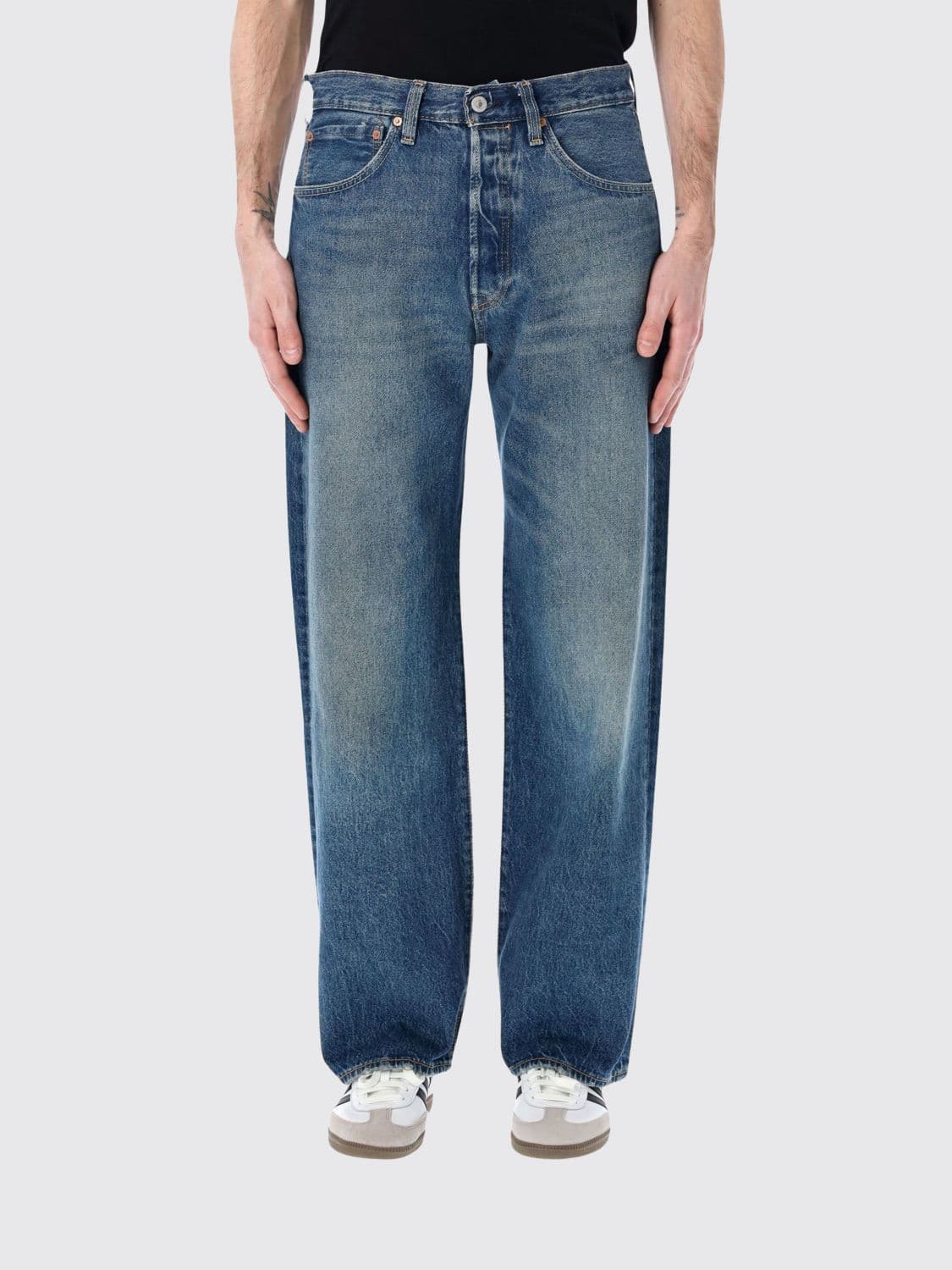 Levi's 501 Wide Leg Denim Jeans