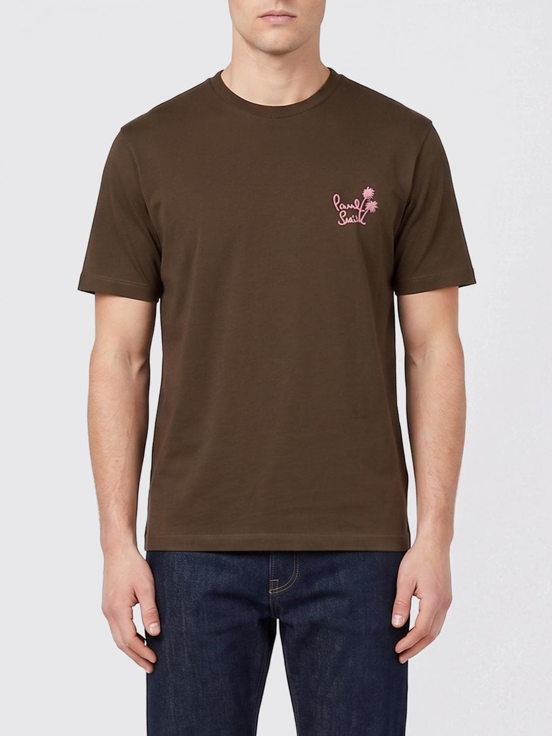 Paul Smith Cotton T-Shirt with Logo