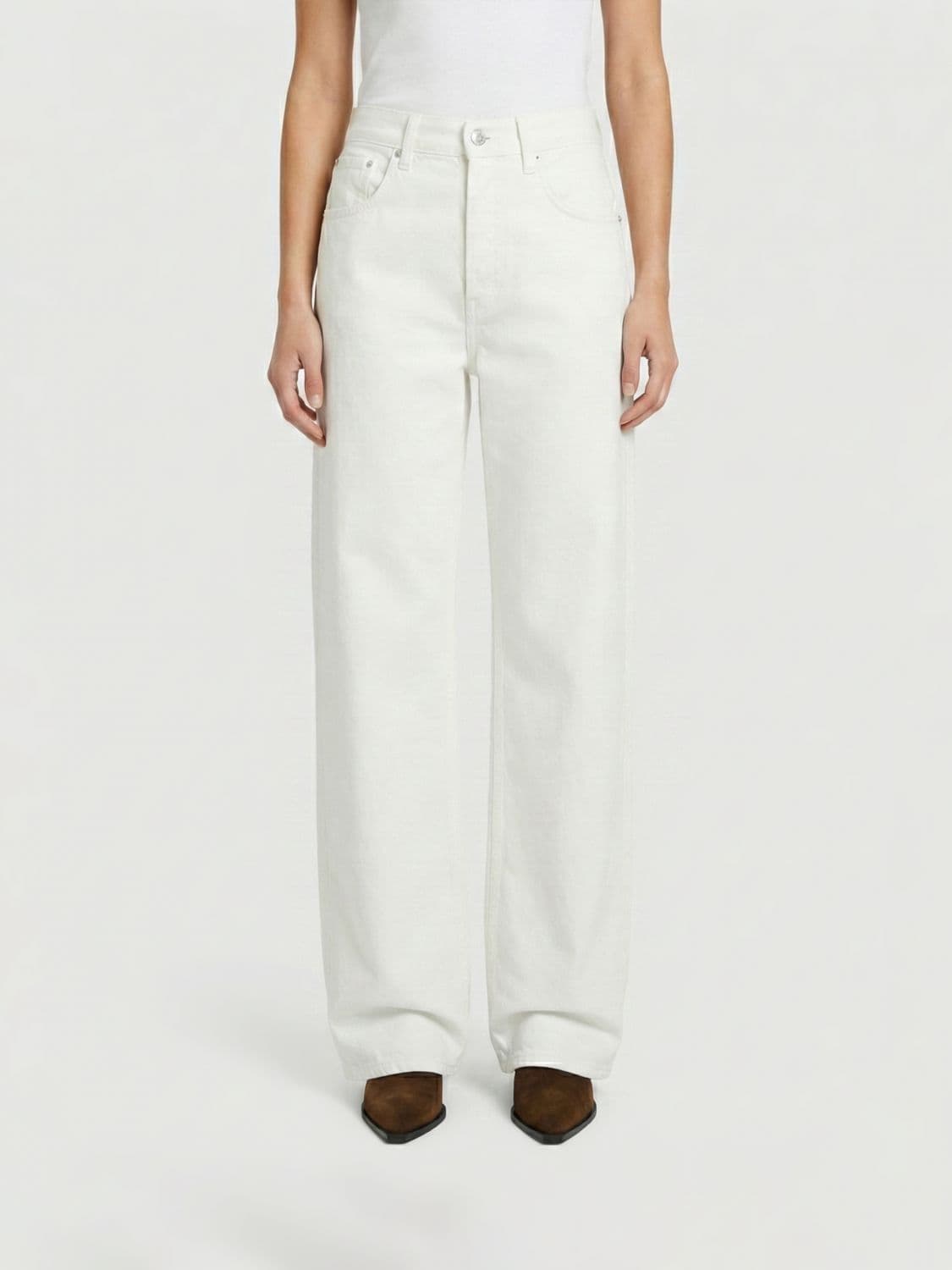 Anine Bing Wide Leg Denim Jeans