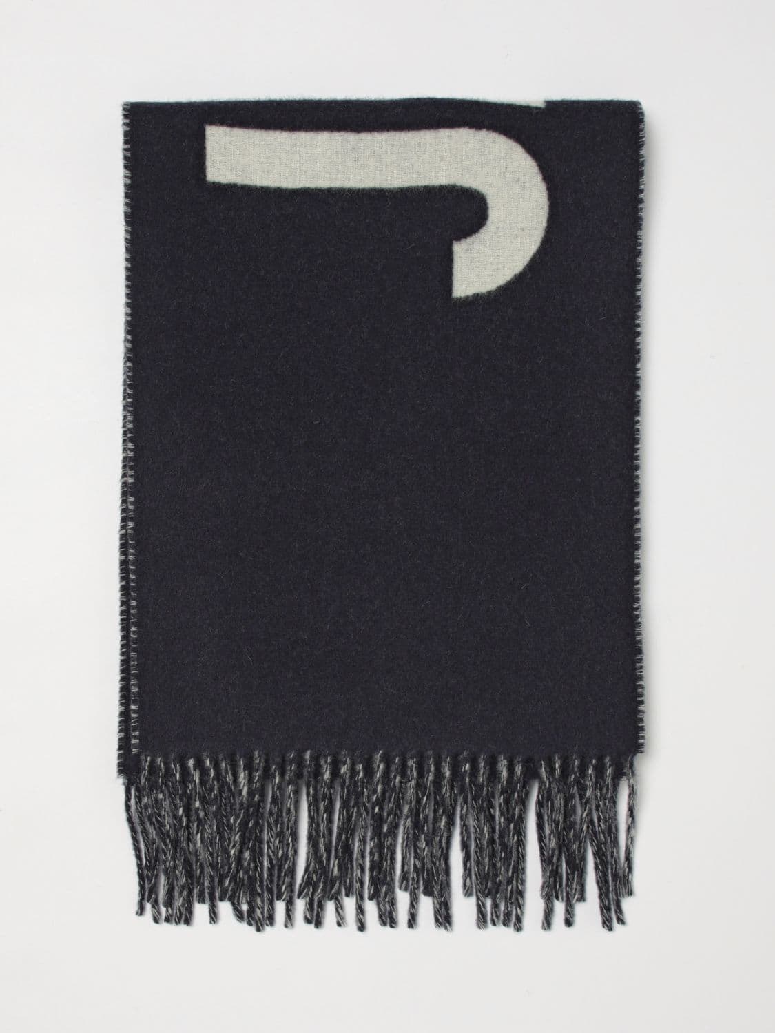 Jacquemus Wool Scarf with Macro Logo