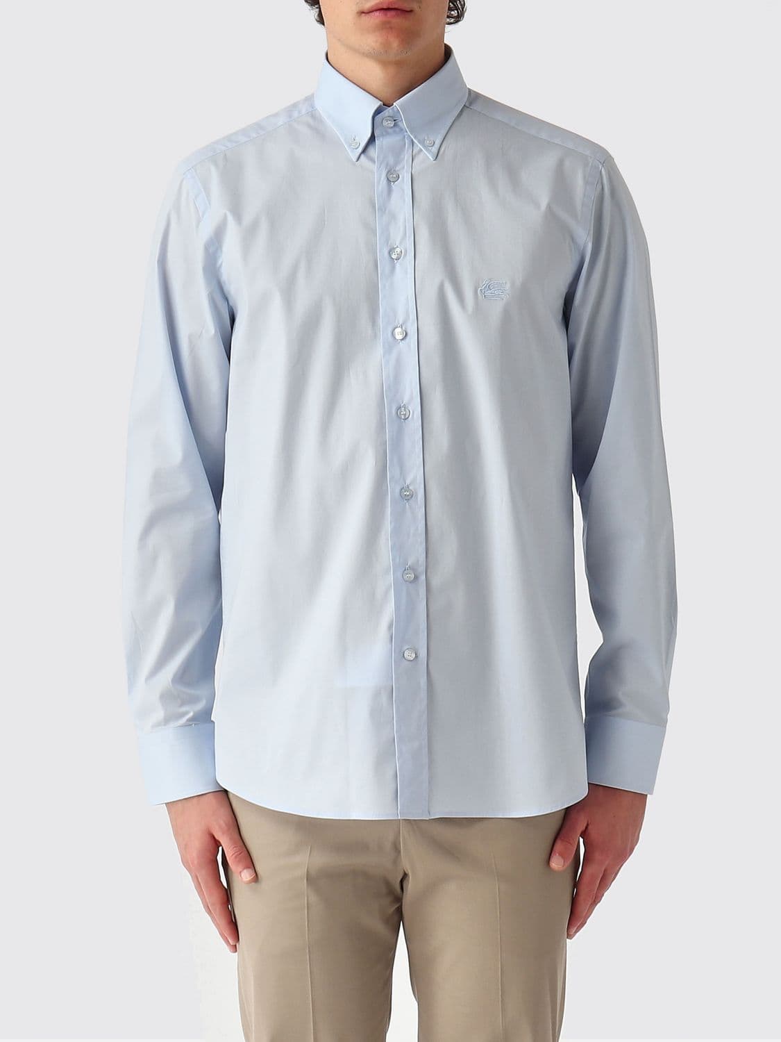 Etro Classic Stretch Cotton Shirt