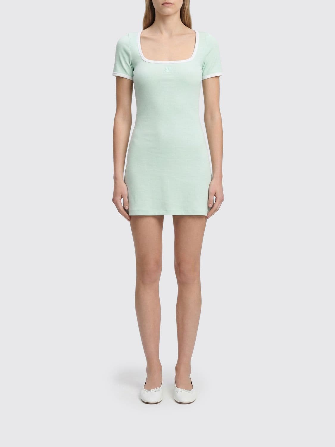 Courrèges Mini Cotton Dress