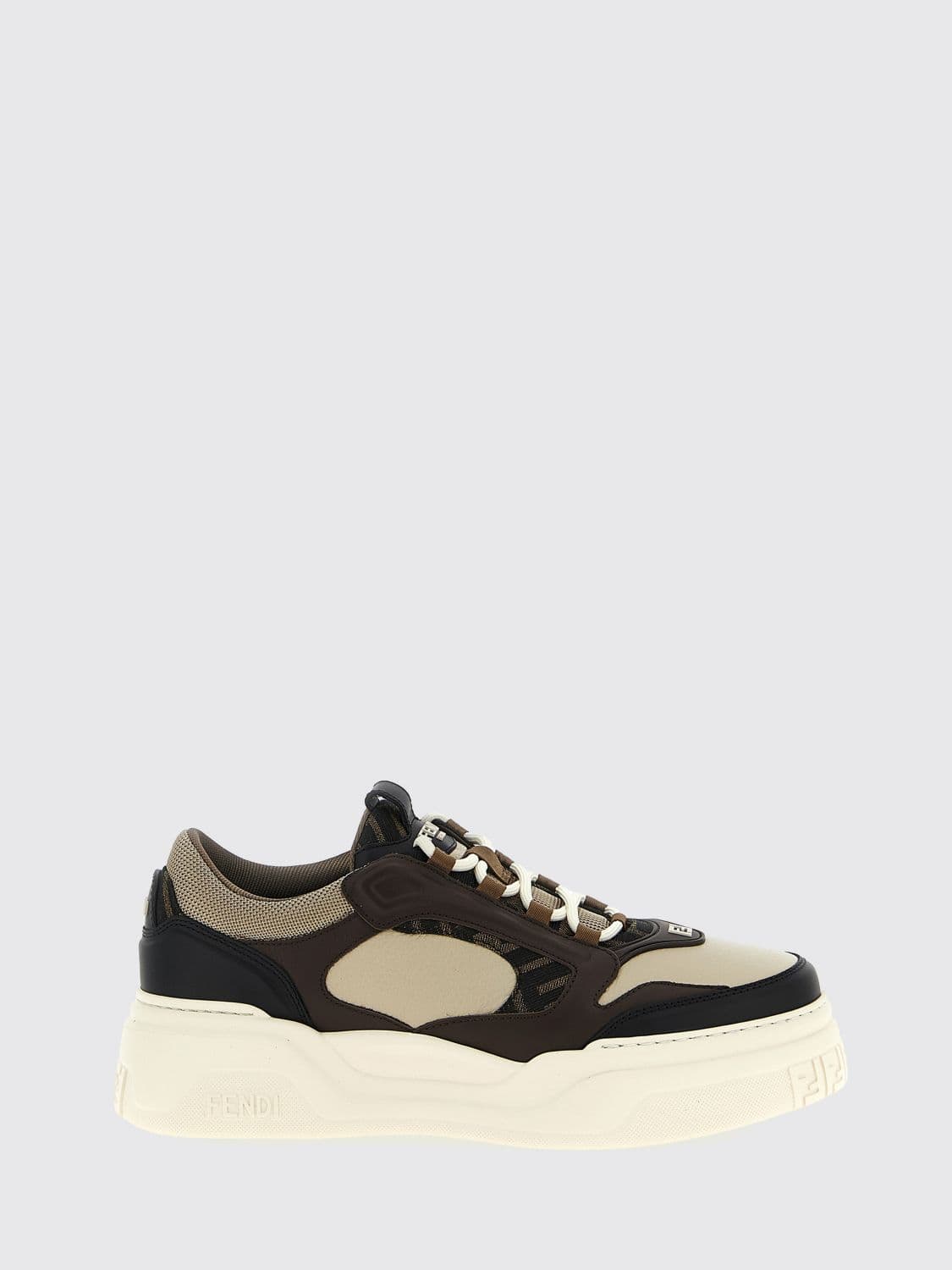 Fendi Force Leather Sneakers