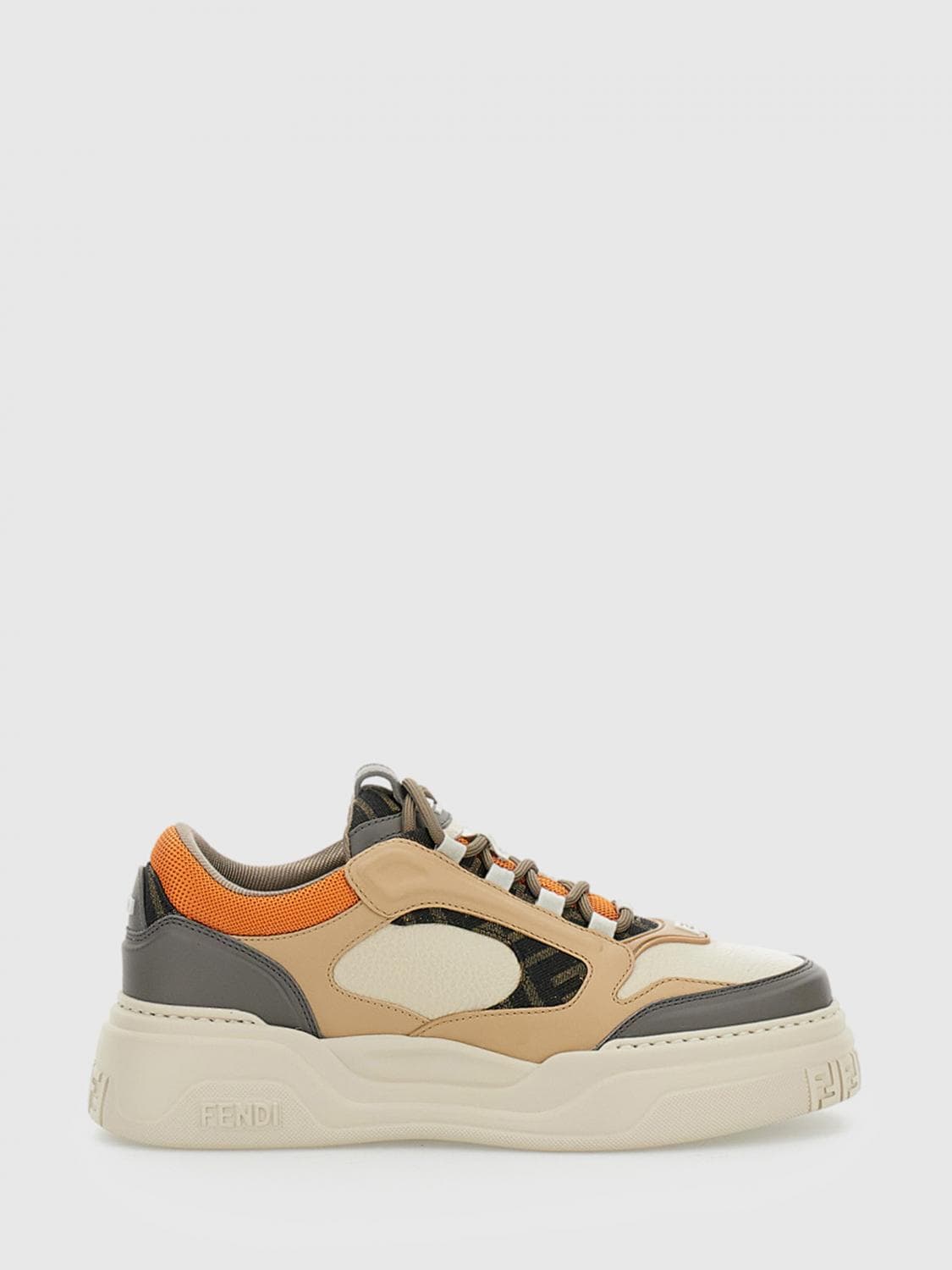 Fendi Force Leather Sneakers