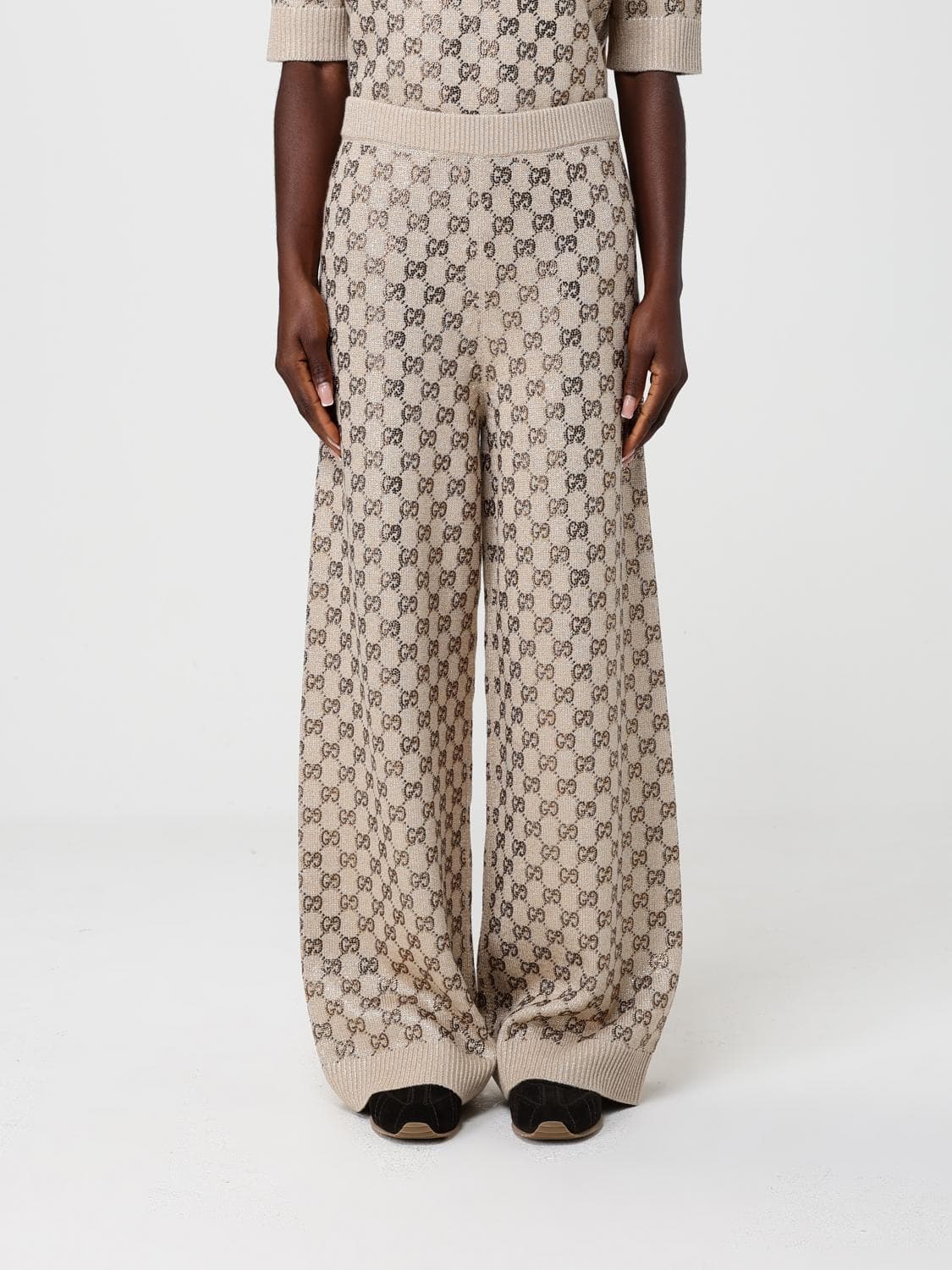 Gucci GG Supreme Wool Trousers