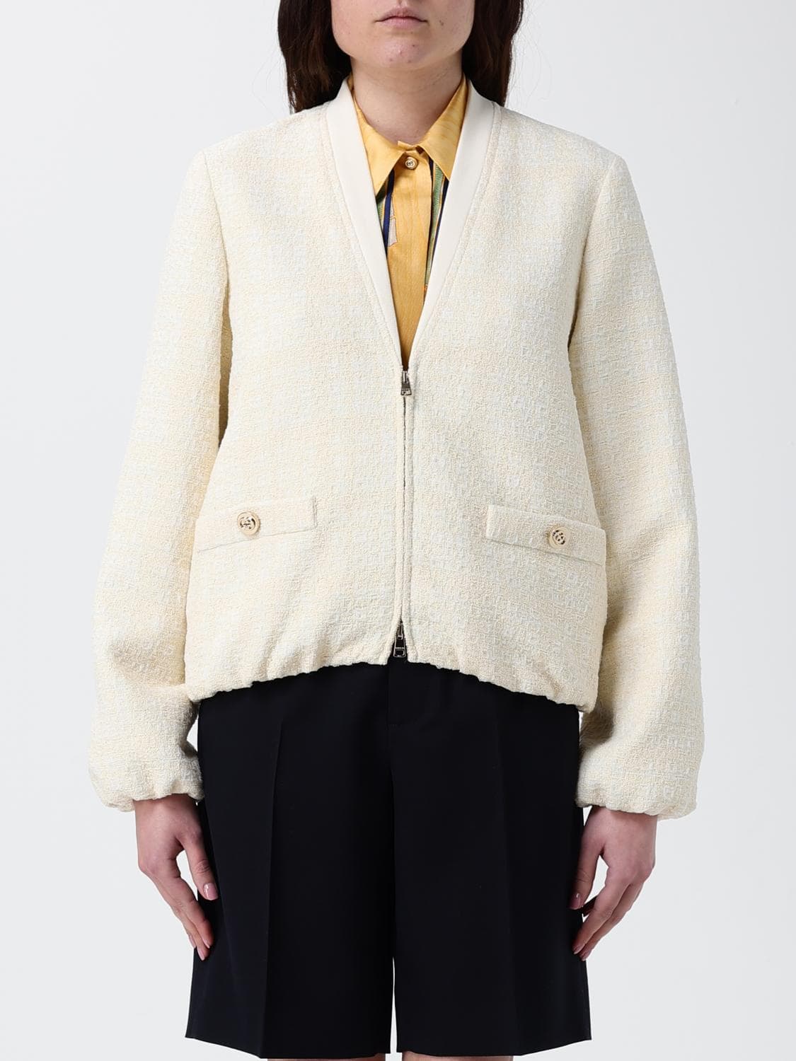 Gucci Cotton Tweed Jacket