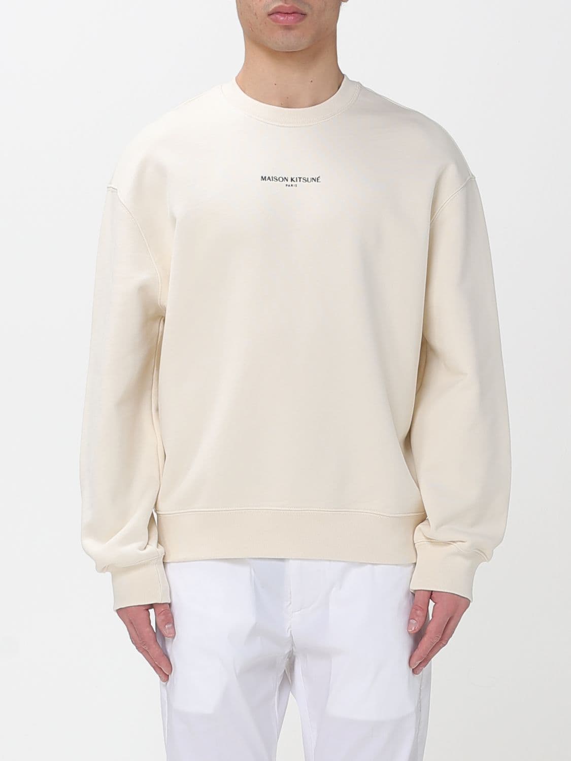 Maison Kitsuné Organic Cotton Crewneck Sweatshirt