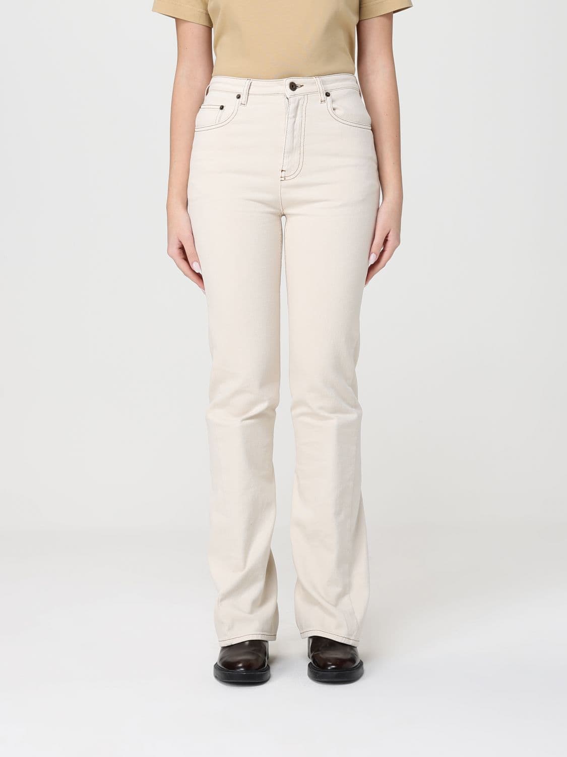 Burberry Stretch Denim Straight Jeans