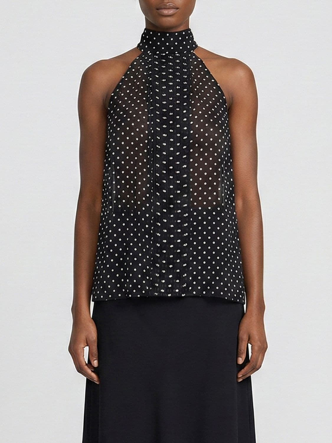 Tom Ford Polka Dot Silk Top · 40
