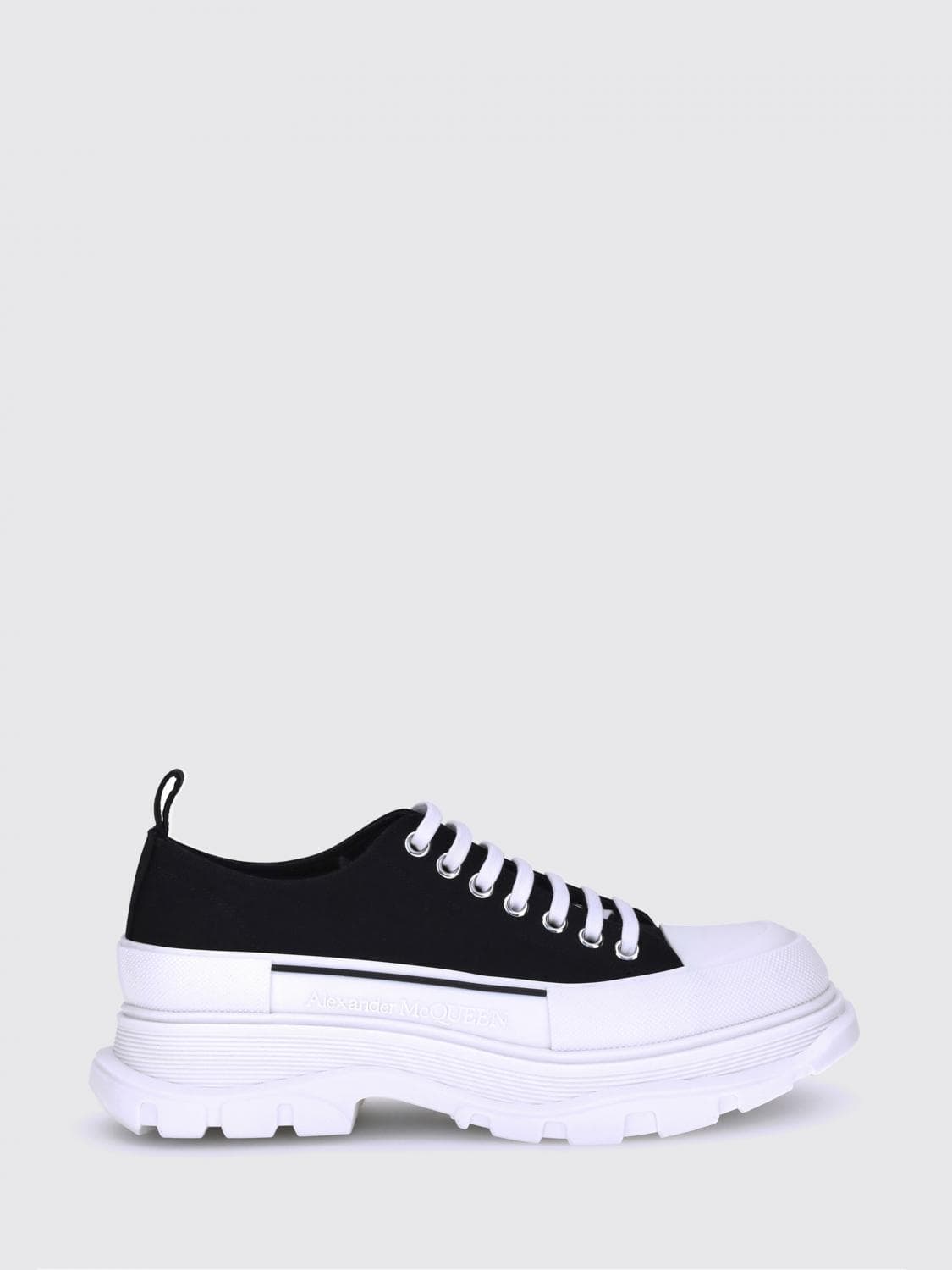 Mcqueen Tread Slick Cotton Canvas Sneakers