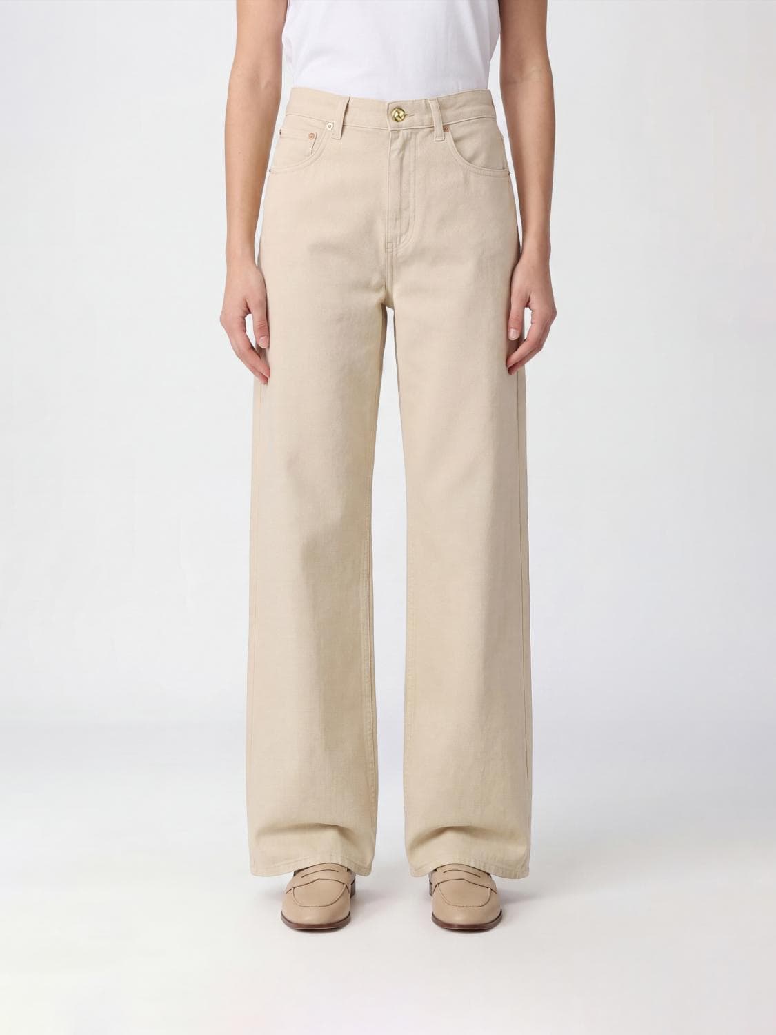 Blazé Milano Cotton Denim Palazzo Jeans