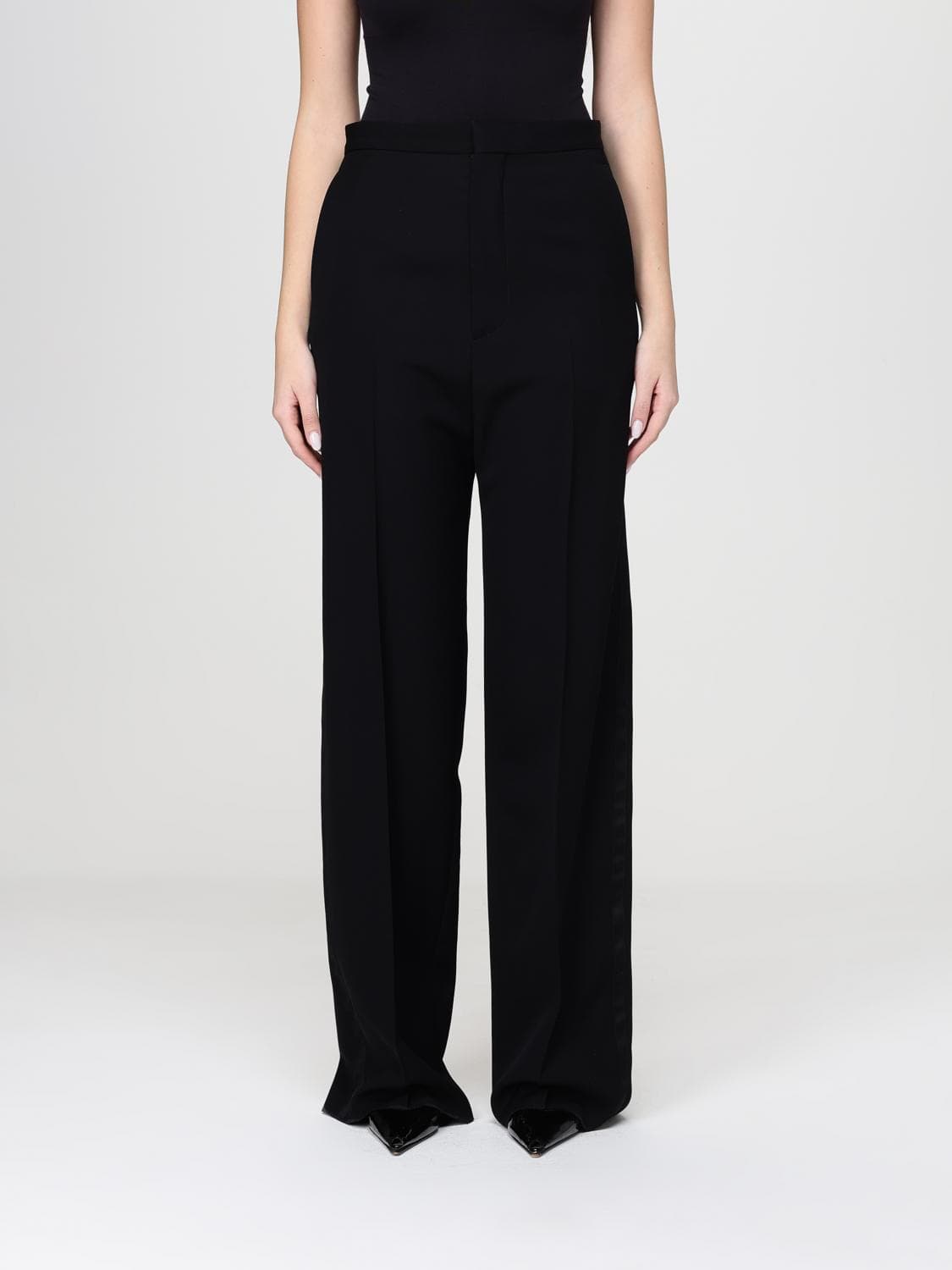 Balenciaga Cotton Wide-Leg Trousers