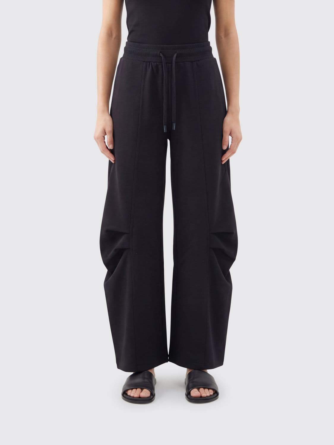 Patrizia Pepe Viscose Blend Trousers with Drawstring · 2
