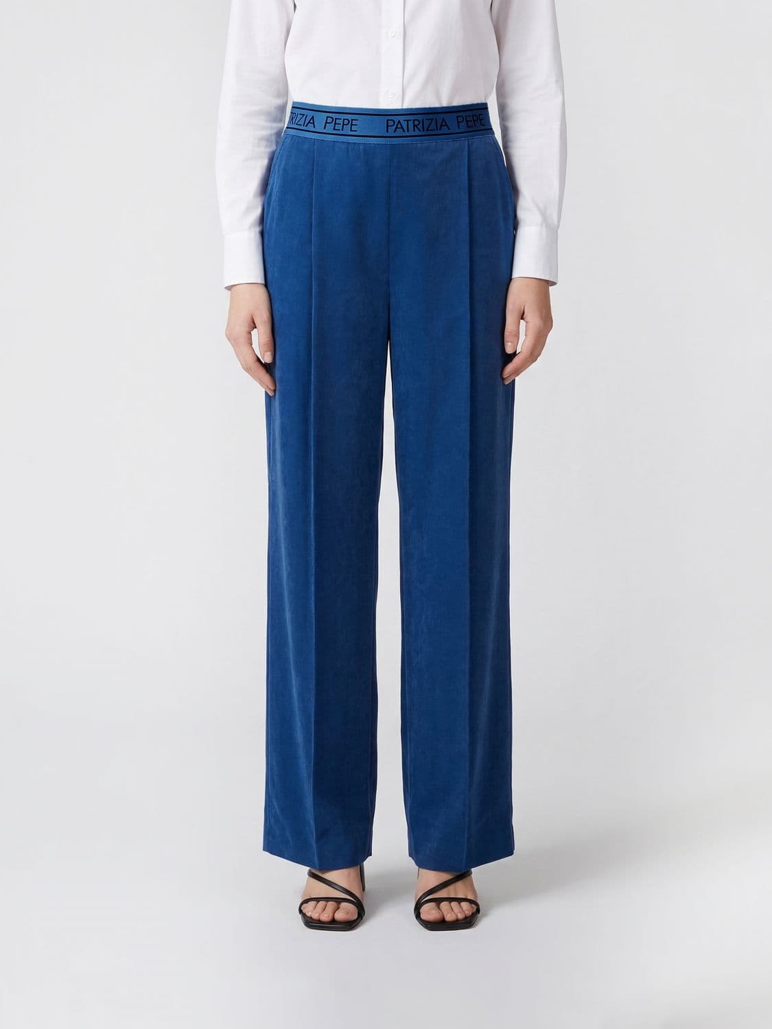 Patrizia Pepe Viscose Blend Palazzo Trousers
