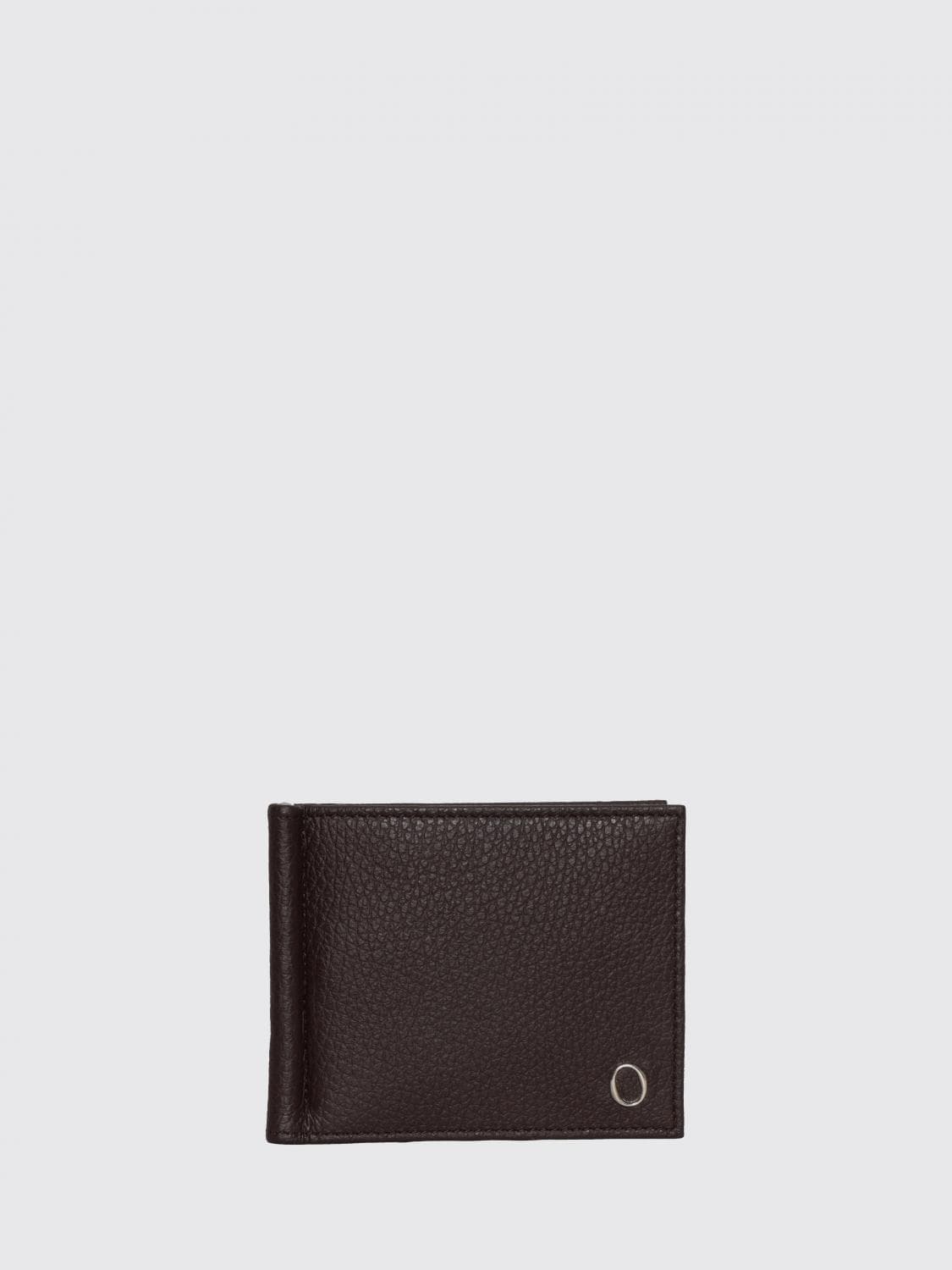 Orciani Micron Hammered Leather Wallet