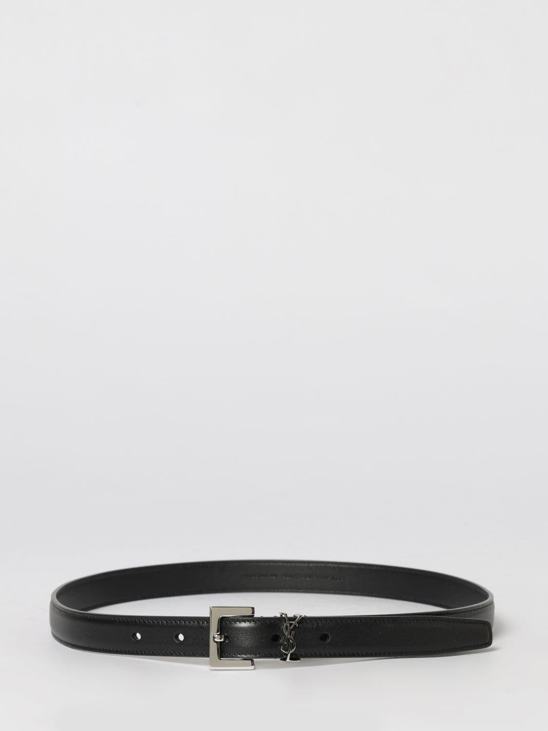 Saint Laurent Cassandre Leather Belt
